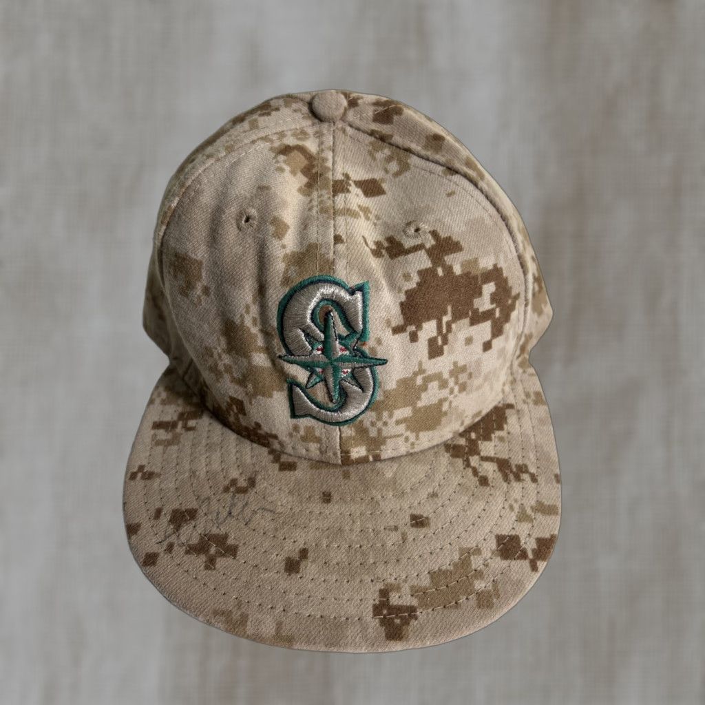 New Era New Era Seattle Mariners MLB Memorial Day Stars Stripes Camo Fitted 7 1/2 Men Baseball Cap Multicolor Camouflage Size ONE SIZE - 1 Thumbnail
