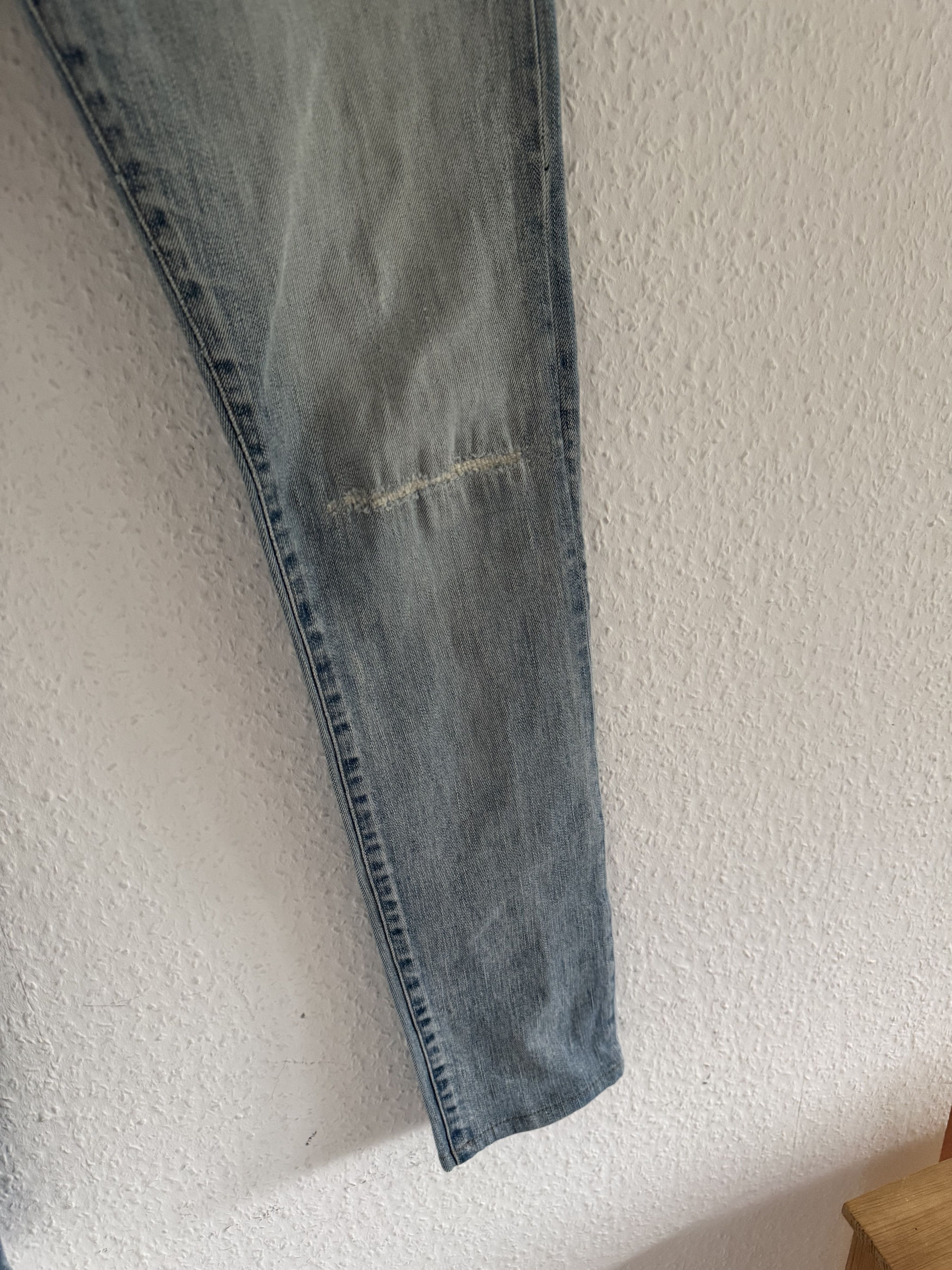 Saint Laurent Paris D02 M/SK-LW Repaired Knee Jeans Size US 31 - 11 Thumbnail