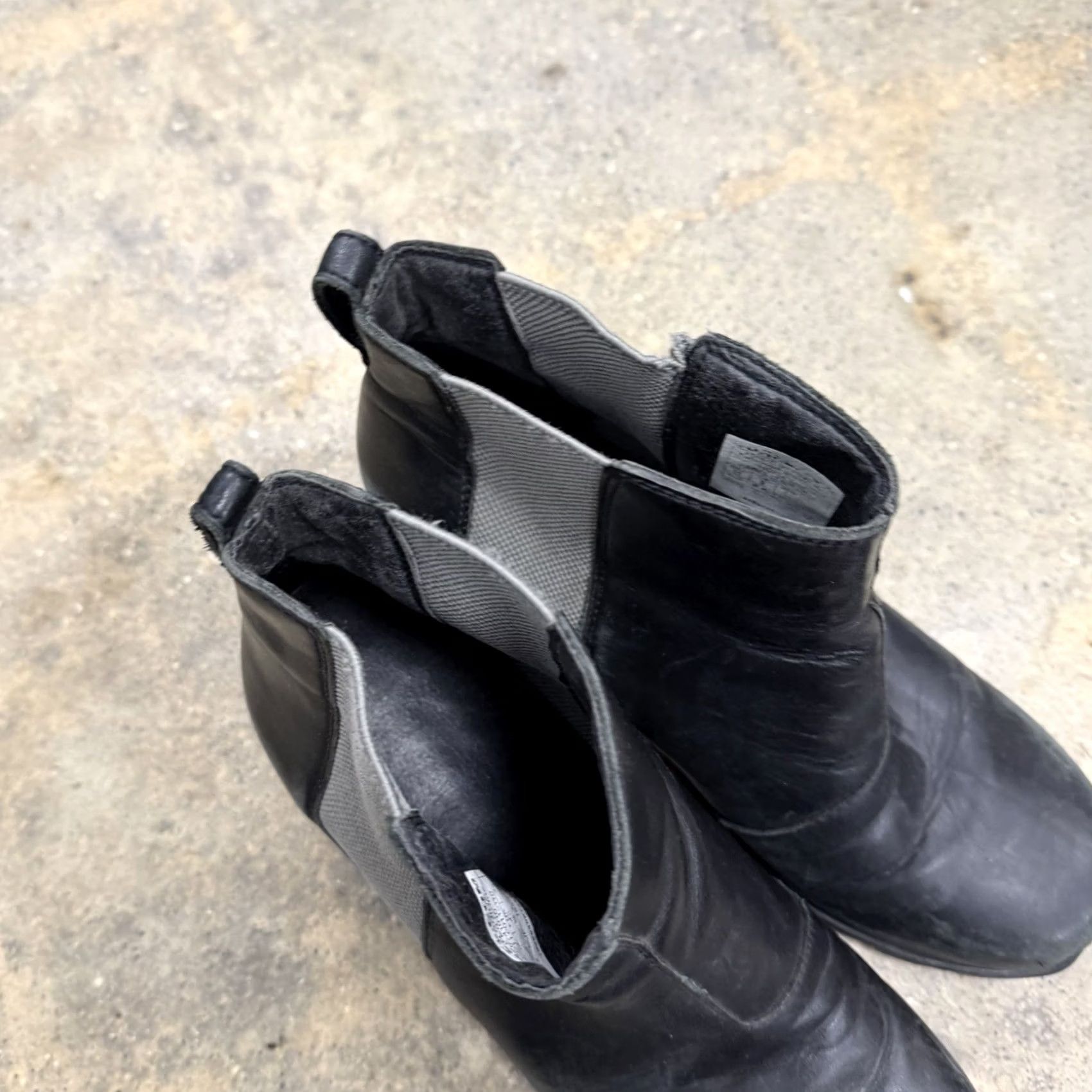 SOREL Sorel Joan Of Arctic Wedge III LL6011-010 Black Chelsea Boots Size 11 Womens Waterproof Leather Winter Wedge Rubber Outsole Casual Size US 9 / IT 39 - 4 Thumbnail