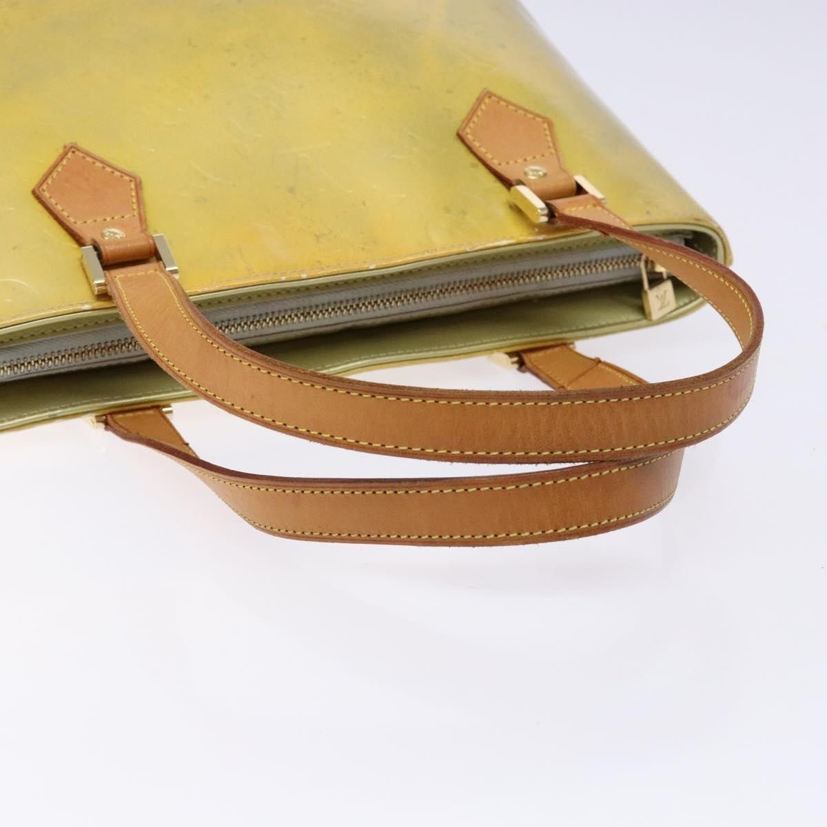Louis Vuitton LOUIS VUITTON Monogram Vernis Houston Hand Bag Gris M91053 Size ONE SIZE - 8 Thumbnail