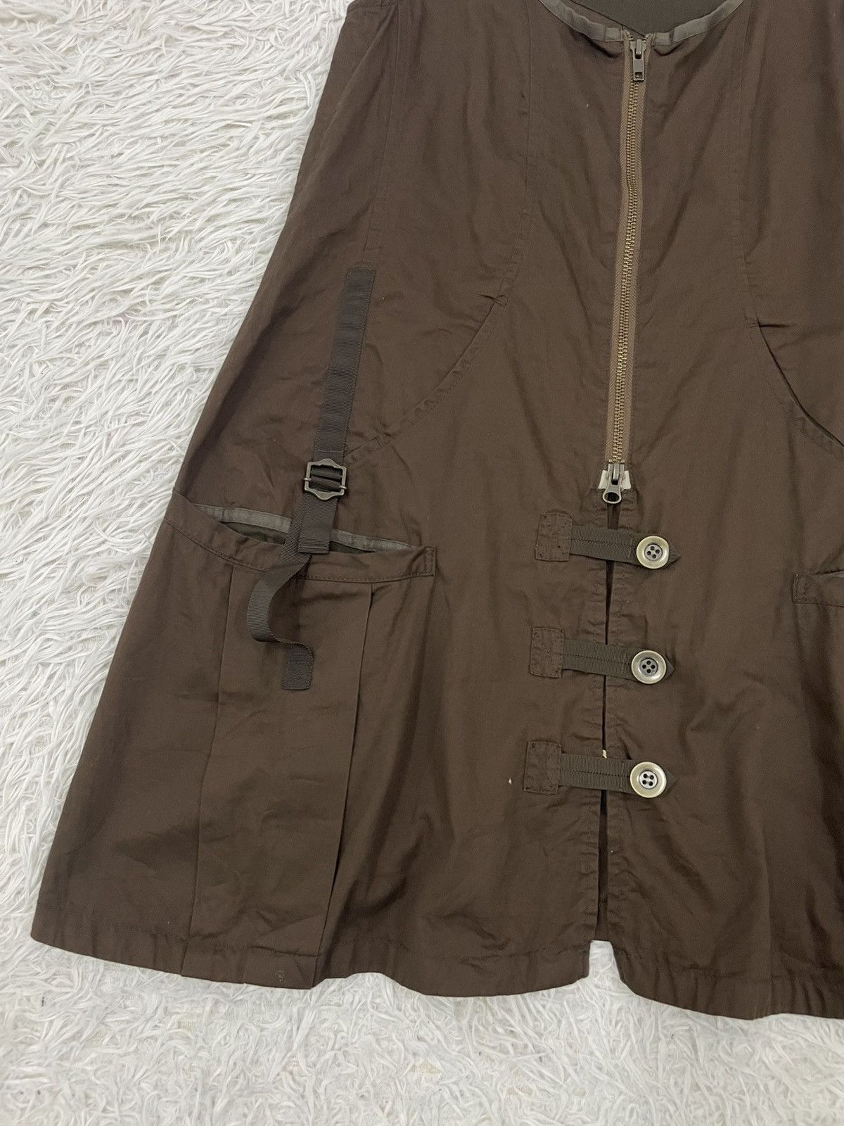 Japanese Brand LGB Inspired Dress Buttons Zipper Size S / US 4 / IT 40 - 4 Thumbnail