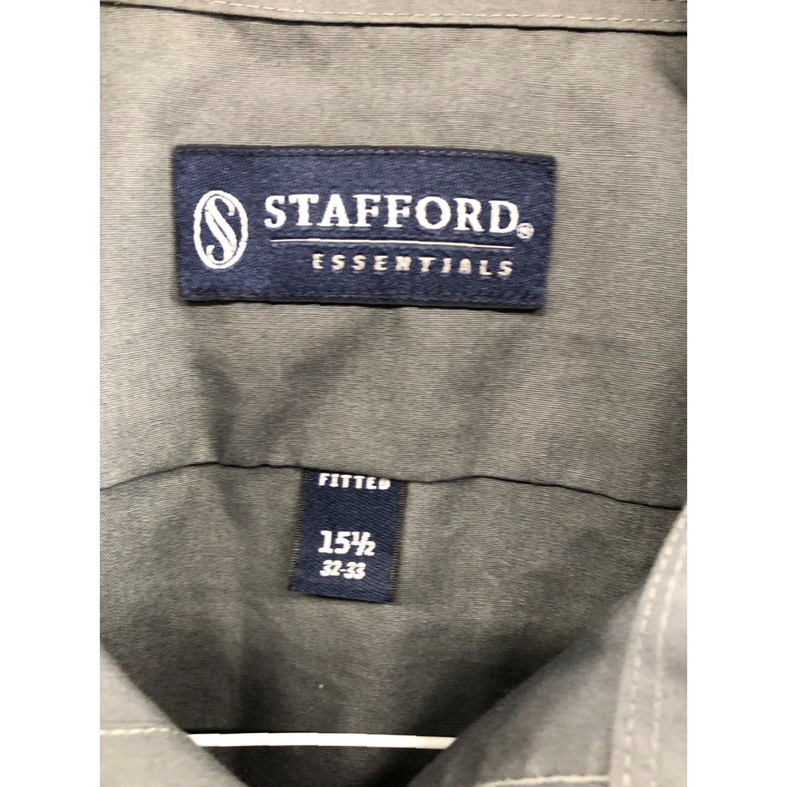 Stafford **Stafford Mens Regular Fit Long Sleeve Gray Spread Collar Button-Up** User: Stafford Mens Regular Fit Long Sleeve Gray Spread Collar Button-Up Size US L / EU 52-54 / 3 - 6 Thumbnail