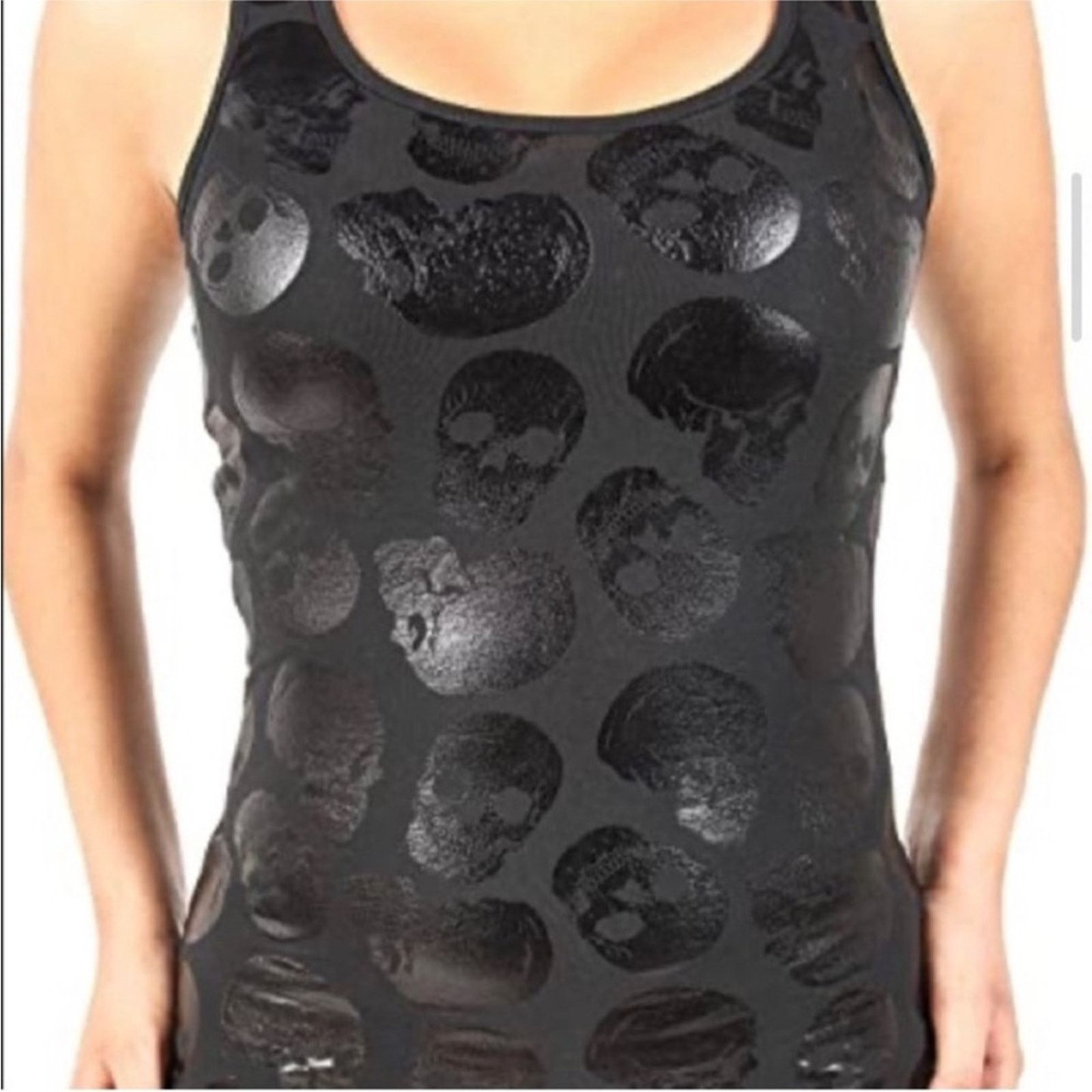 Iron Fist Iron Fist Skullz Club Black Maxi Tank Dress S Bodycon Skull Size S / US 4 / IT 40 - 2 Thumbnail