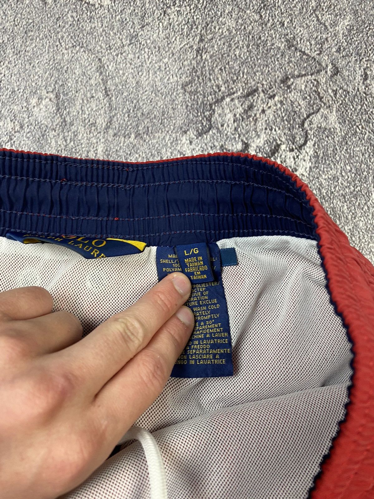 Polo Ralph Lauren Vintage 2000s Polo Ralph Lauren Swim Short Preppy Style Y2K Size US 33 - 5 Thumbnail