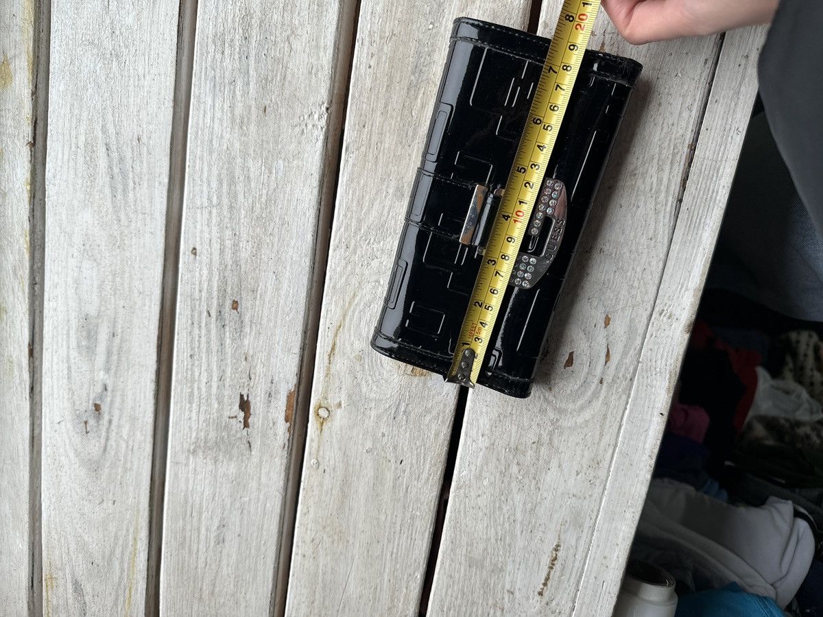 Guess 🚨Y2K Guess BIG BUCKLE BLACK Avant-Garde Japan style wallet Size ONE SIZE - 14 Thumbnail
