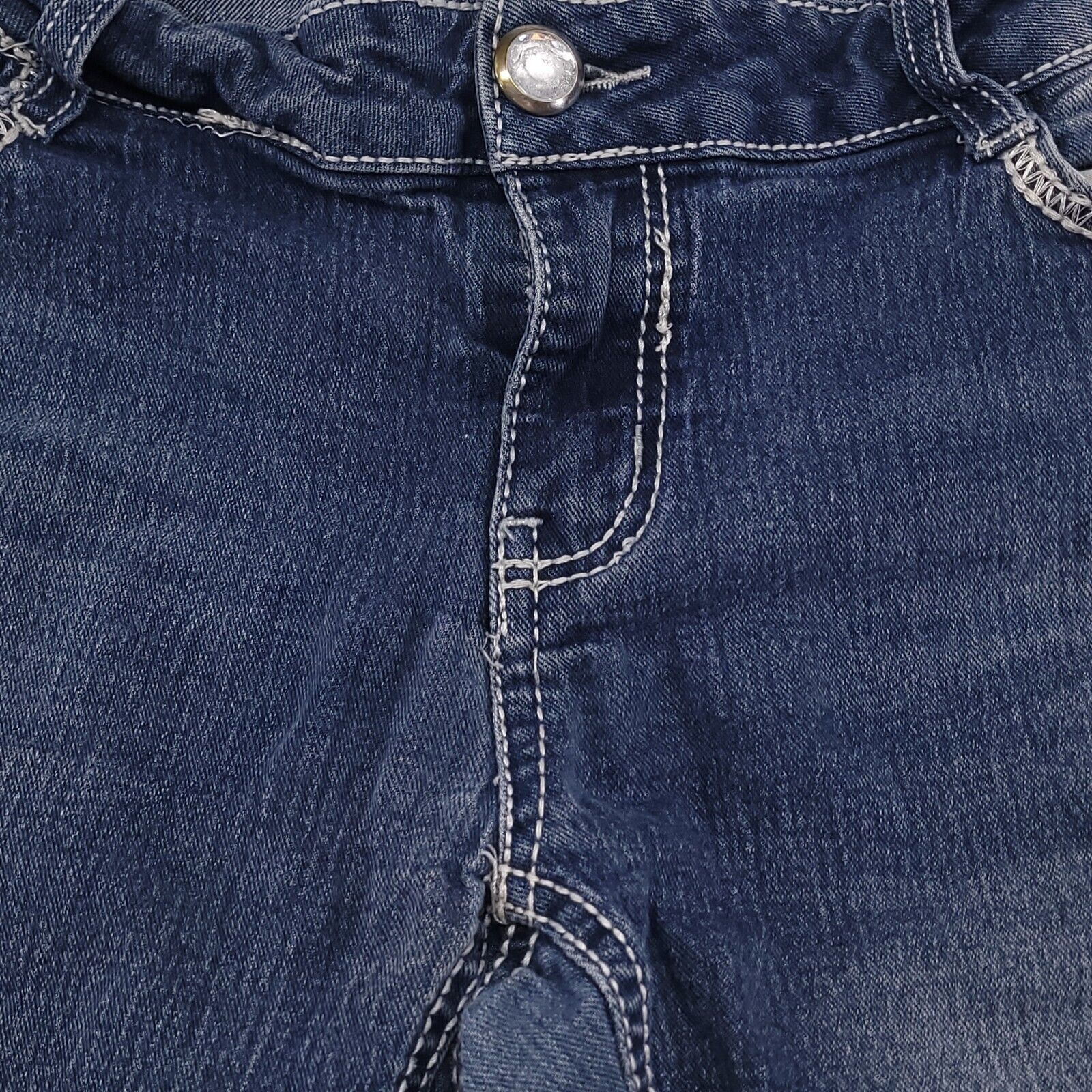 Faded Glory Faded Glory Button Zip Casual Denim Jeans Women Size 8P Blue Size 28" / US 6 / IT 42 - 4 Thumbnail
