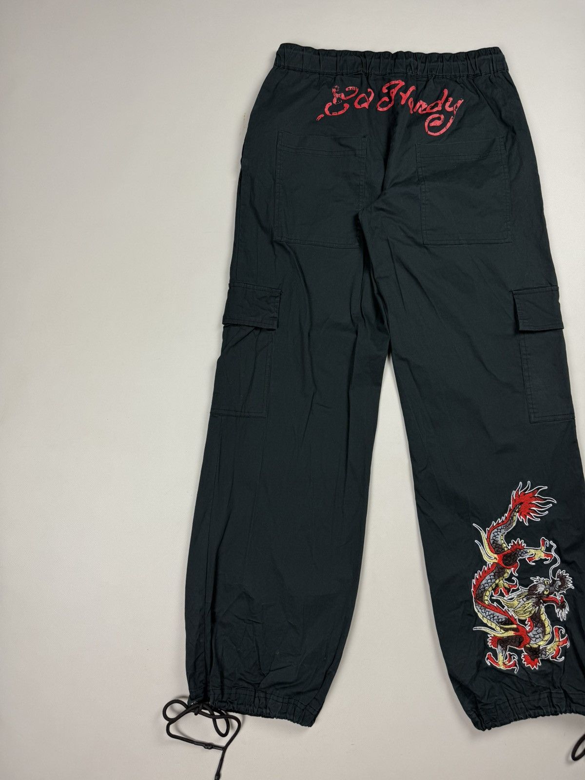 Ed Hardy Ed Hardy Urban Cargo Graphic Print Y2K Parachute Pants Size 28" / US 6 / IT 42 - 17 Thumbnail