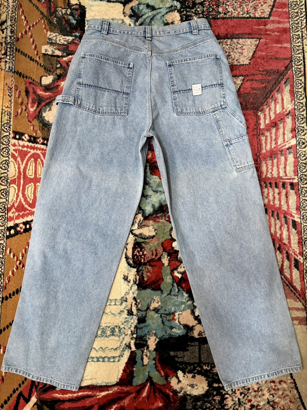 Sonoma Sonoma VTG 90s/Y2K blue light wash baggy carpenter jeans 31 Size US 31 - 1 Thumbnail