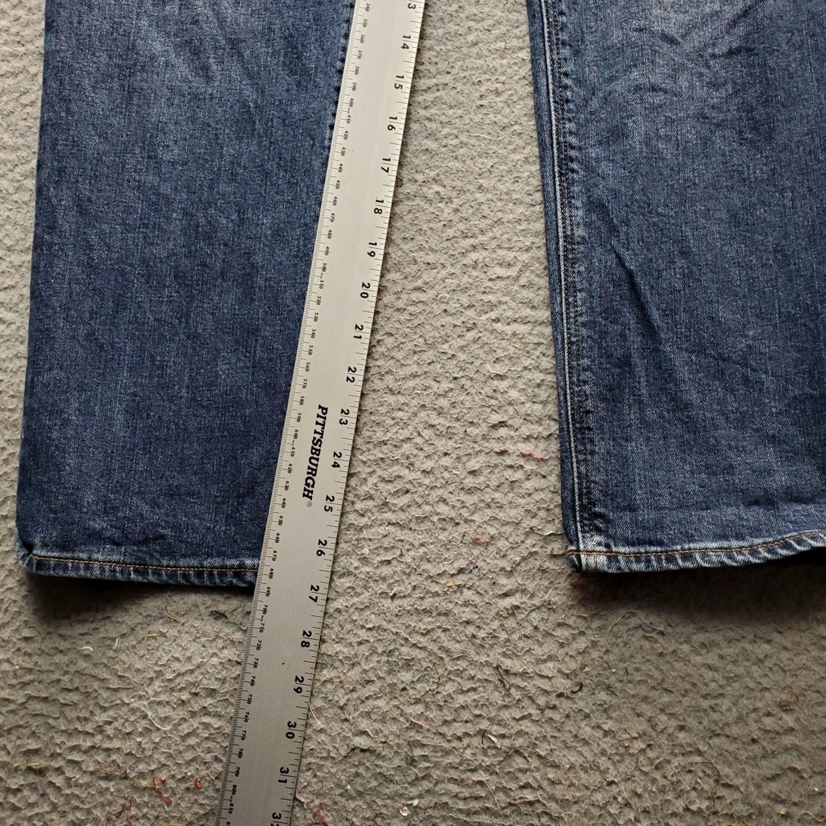 Old Navy Old Navy Womens 14 Blue Denim Mid Rise Boyfriend Jeans - Regular Fit, 5-Pocket, 27 Inseam, Streetwear Style Size 36" / US 14 / IT 50 - 4 Thumbnail