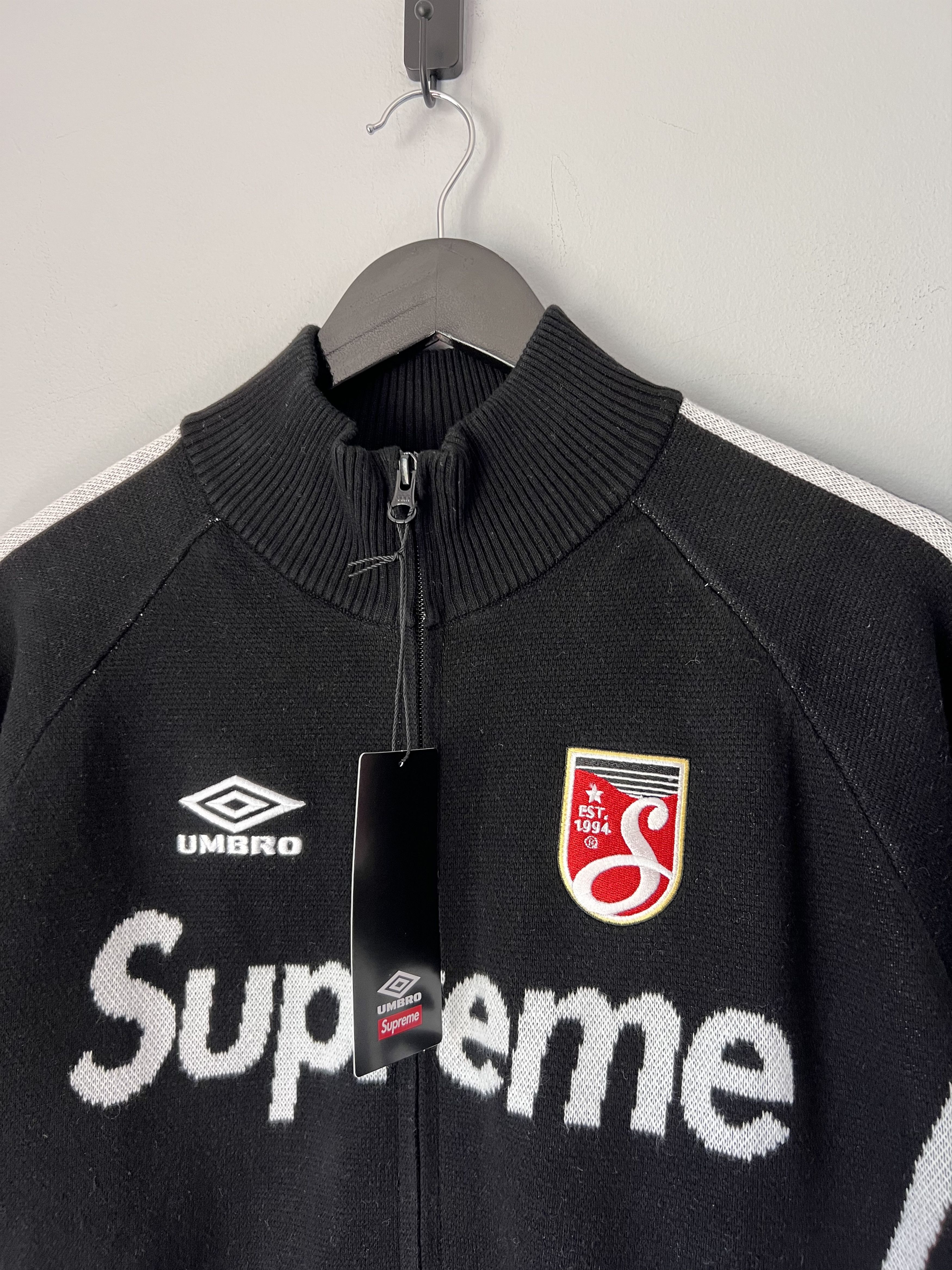 Supreme x Umbro Zip Up Sweater ブラック Mサイズ