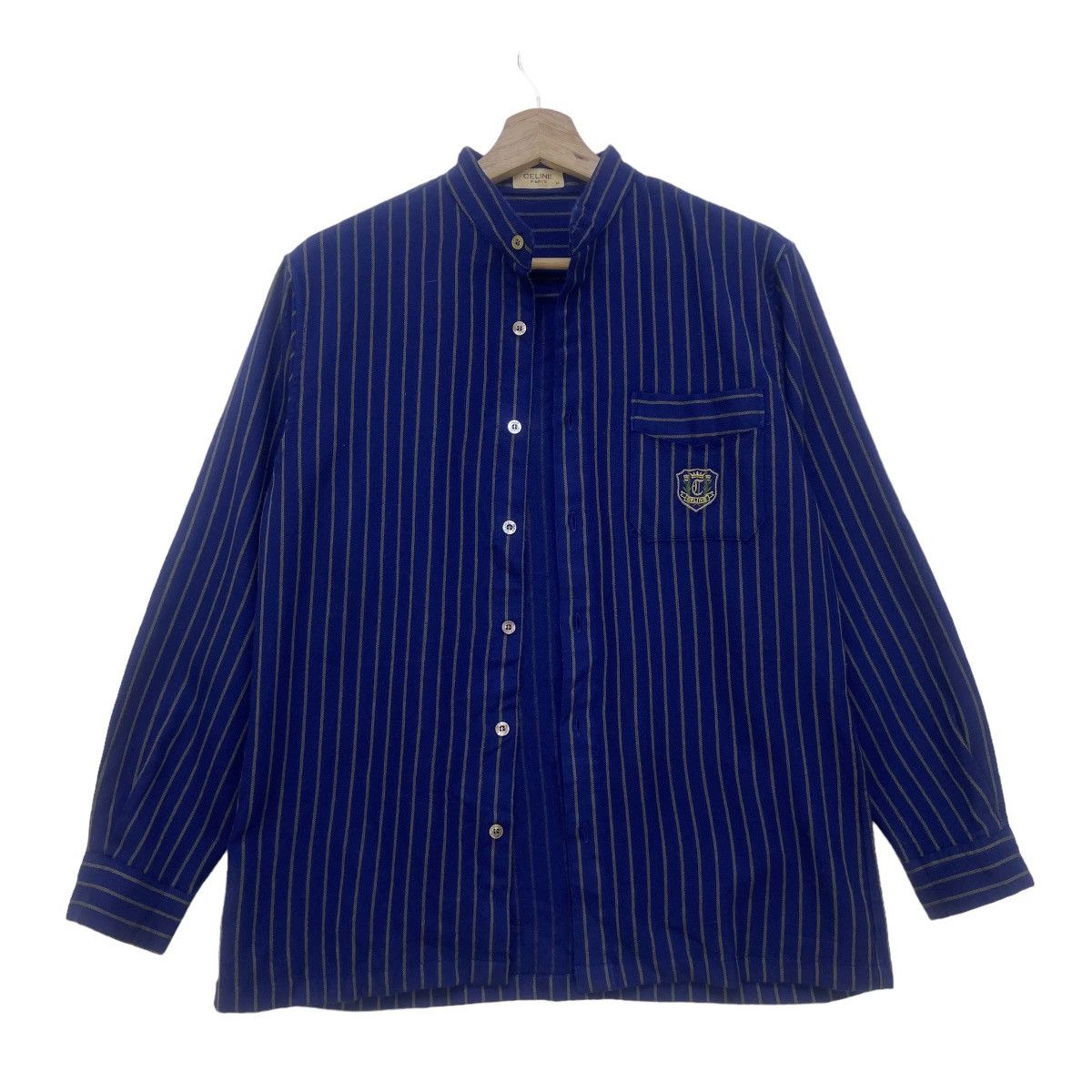 Celine Vintage Celine Paris Stripes Wool Flannel Size US S / EU 44-46 / 1 - 1 Thumbnail