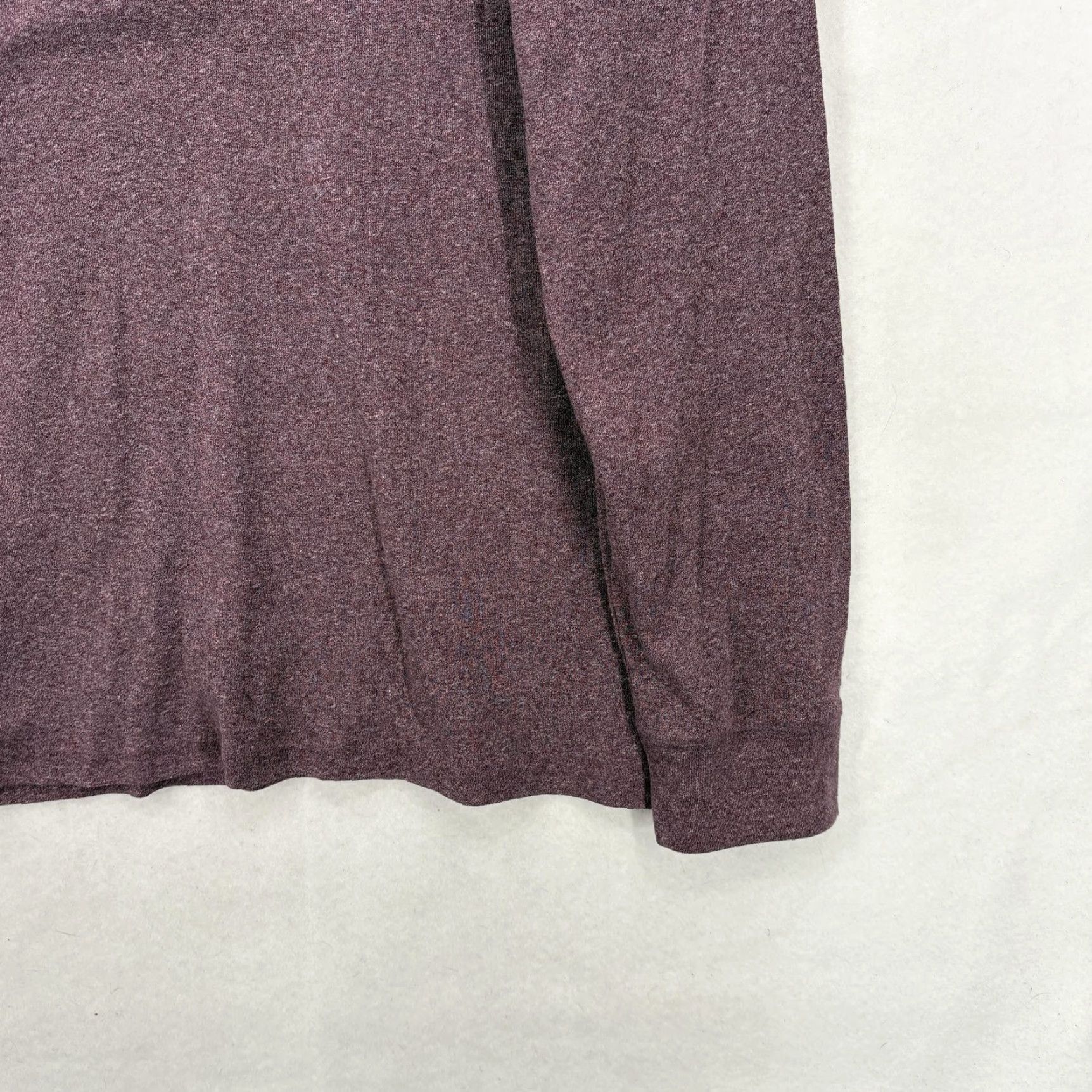 Apt. 9 APT.9 Shirt Mens 3XLT Red Wine Henley Long Sleeve Stretch Tagless Casual Size US XXL / EU 58 / 5 - 3 Thumbnail