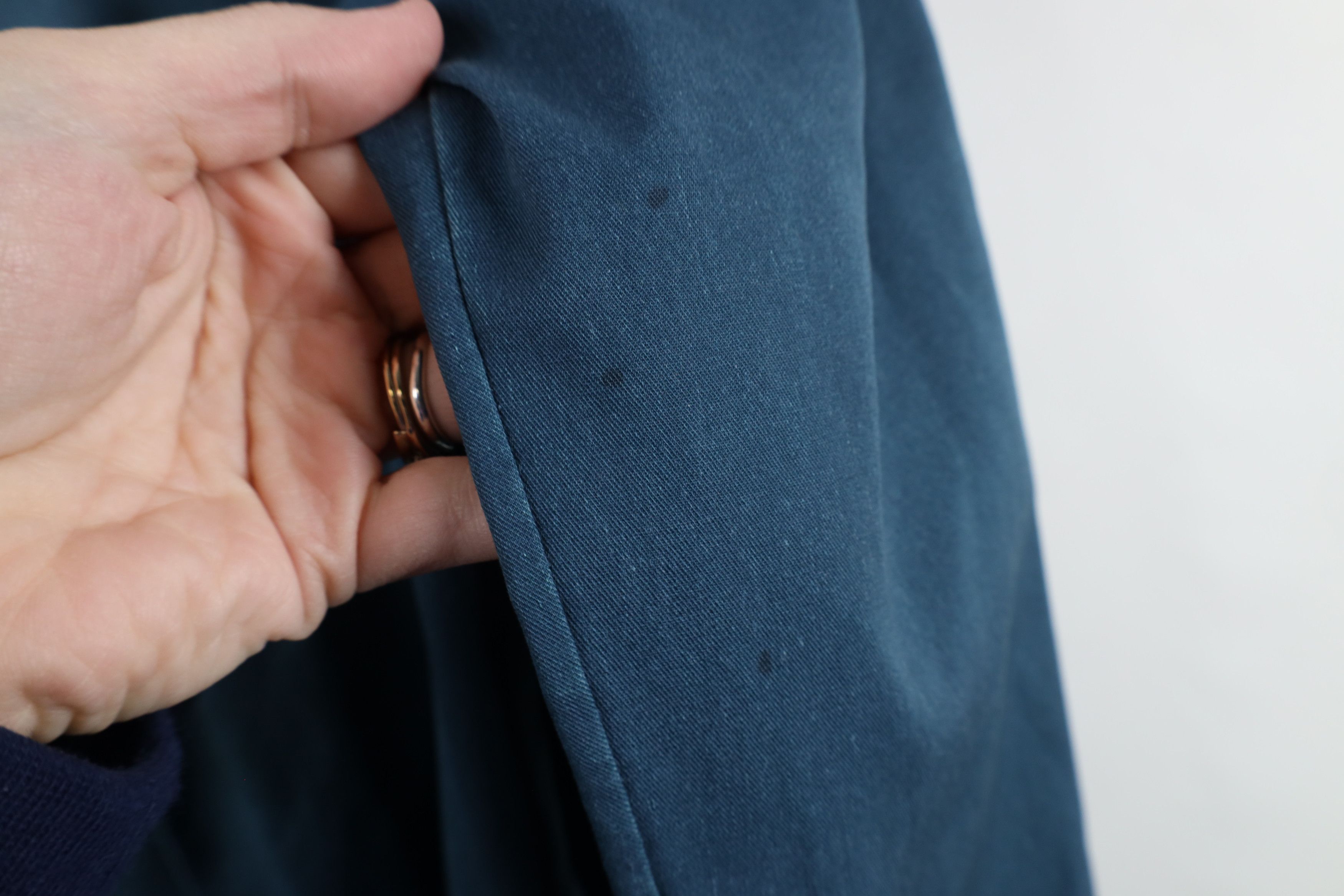 Dickies × Vintage Vintage 90s Dickies Thrashed Workwear Button Shirt Teal USA Size US M / EU 48-50 / 2 - 14 Thumbnail