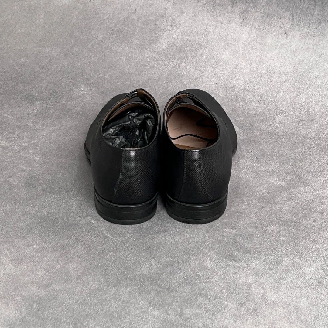Hugo Boss HUGO BOSS Black Leather Derbies Size US 9 / EU 42 - 3 Thumbnail