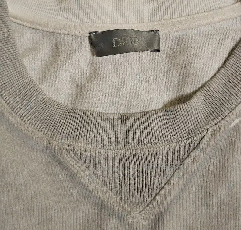 Dior Dior Grey short-sleeve T-shirt with hand-written logo i Size US L / EU 52-54 / 3 - 3 Thumbnail