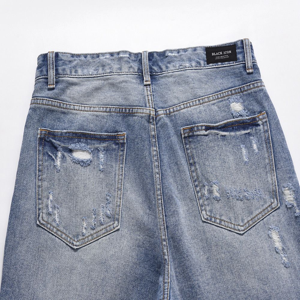 Japanese Brand × Vintage Niche Fashion Street Denim Short Jorts Size US 36 / EU 52 - 5 Thumbnail
