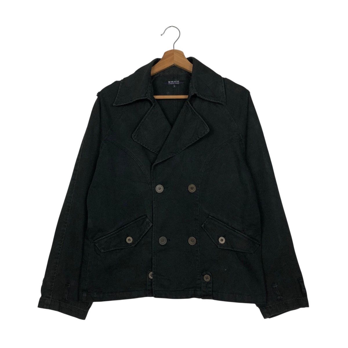 Hysteric Glamour 📌Vintage Biker Jacket Double Breast In The Attic Cargo Size US L / EU 52-54 / 3 - 2 Thumbnail
