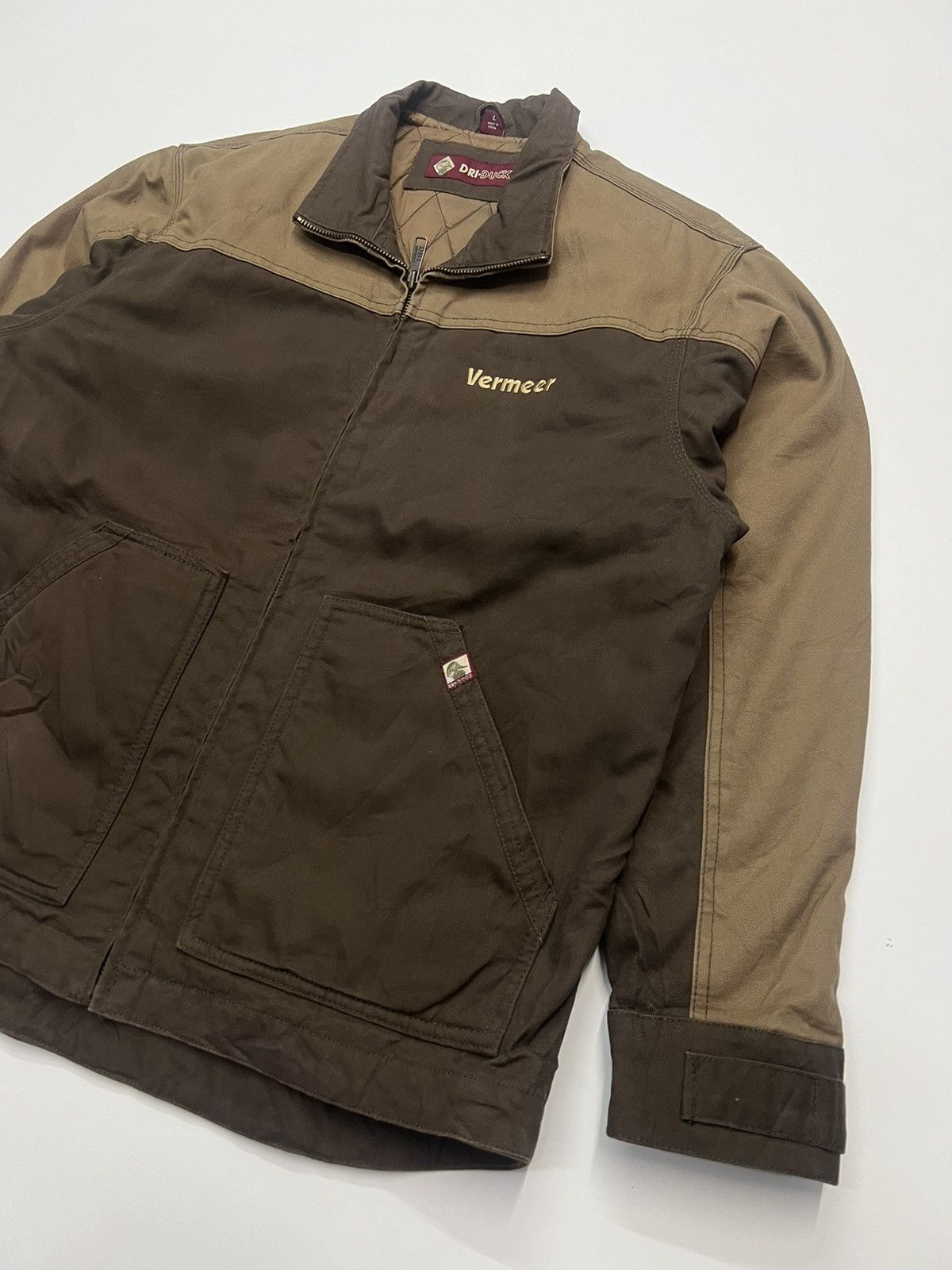 Japanese Brand DRI DUCK VERMEER WORK JACKET Size US L / EU 52-54 / 3 - 3 Thumbnail