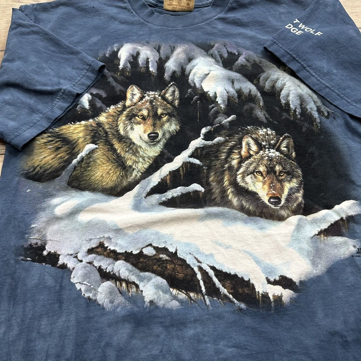 The Mountain Vintage 1999 The Mountain Wolves in the Snow Graphic Tee Size US L / EU 52-54 / 3 - 6 Thumbnail