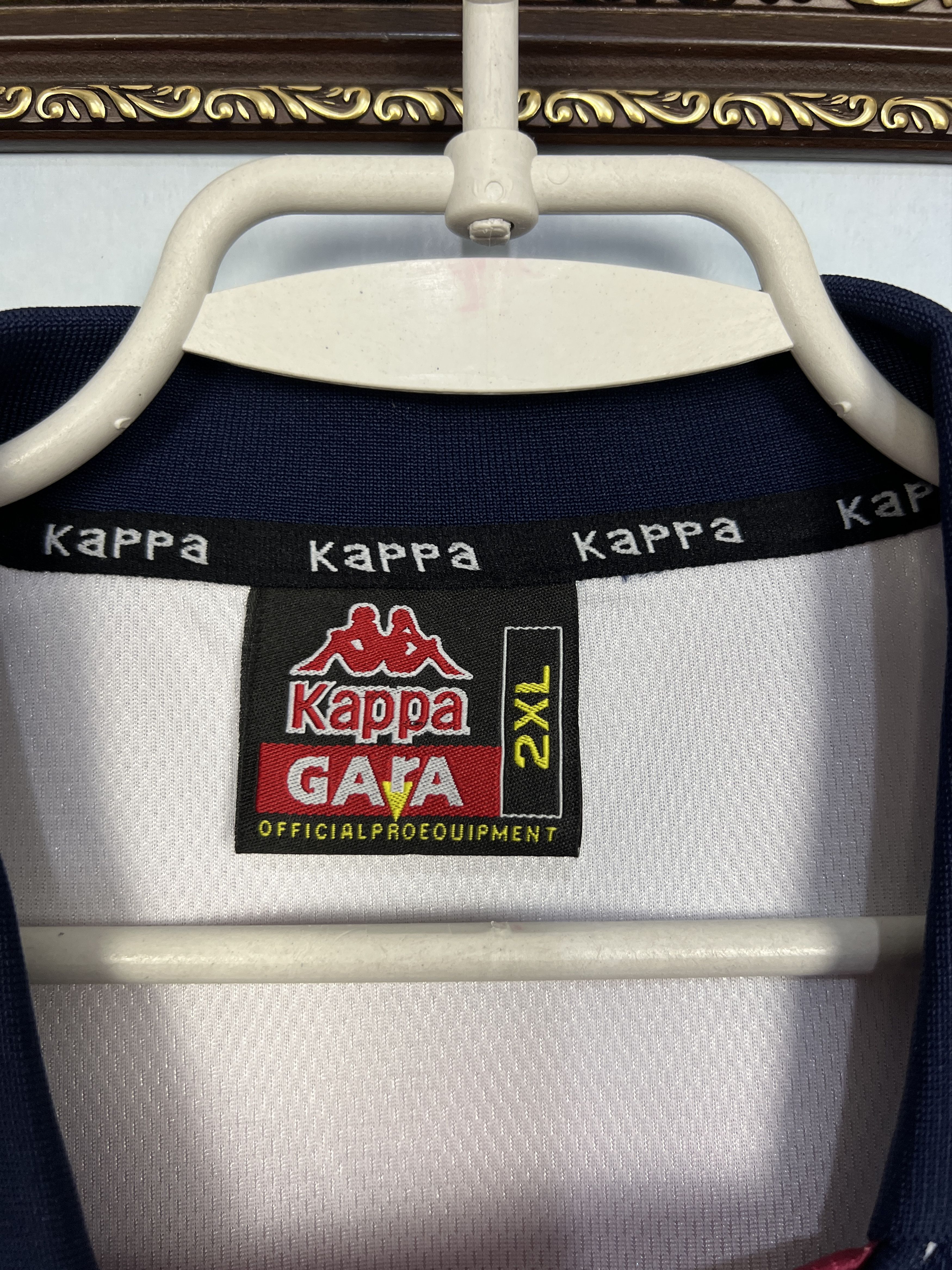 Kappa Manchester City Away football shirt 1997 Soccer Jersey Size US XL / EU 56 / 4 - 9 Thumbnail