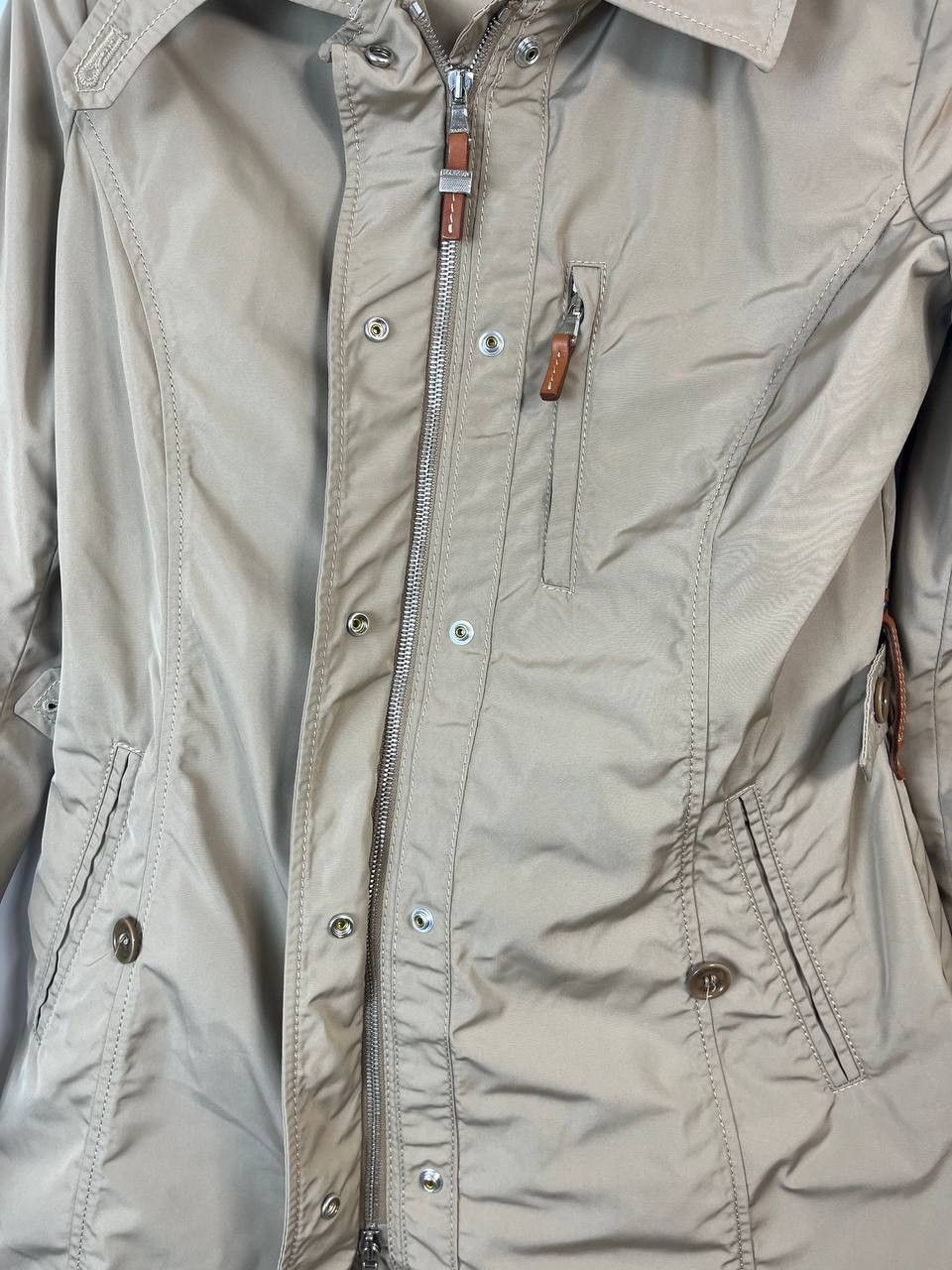 MABRUN Beige Trench Coat Jacket Women Windbreaker Size XL