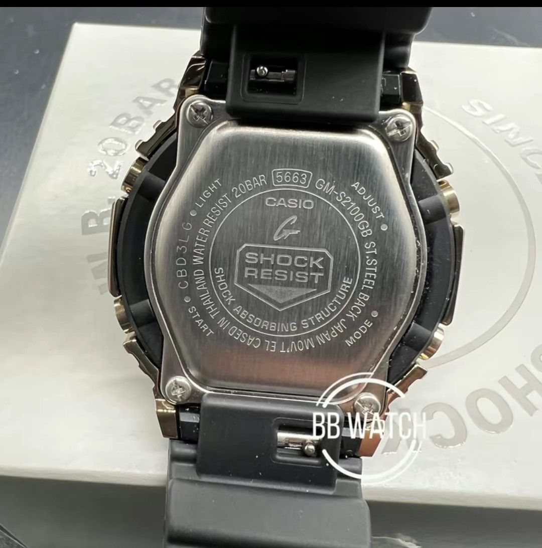 Casio × G Shock Casio G Shock GM-S2100GB-1A Size ONE SIZE - 7 Thumbnail