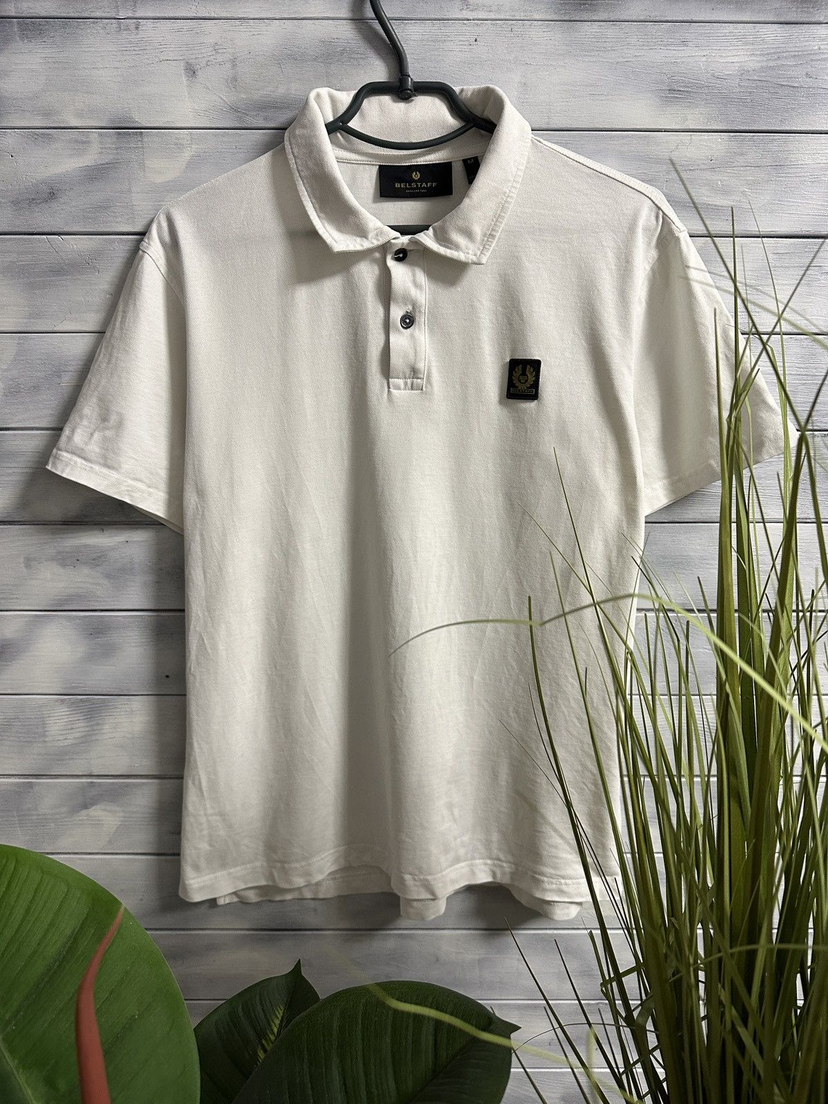 Belstaff Rare Luxury Polo Belstaff Patch program small logo Size US M / EU 48-50 / 2 - 1 Thumbnail