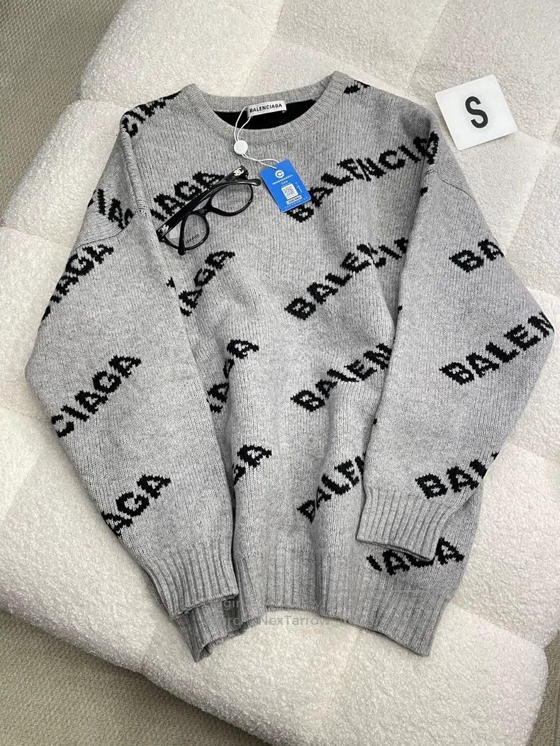 Balenciaga Balenciaga Gray danmu sweater size s Size US S / EU 44-46 / 1 - 1 Thumbnail