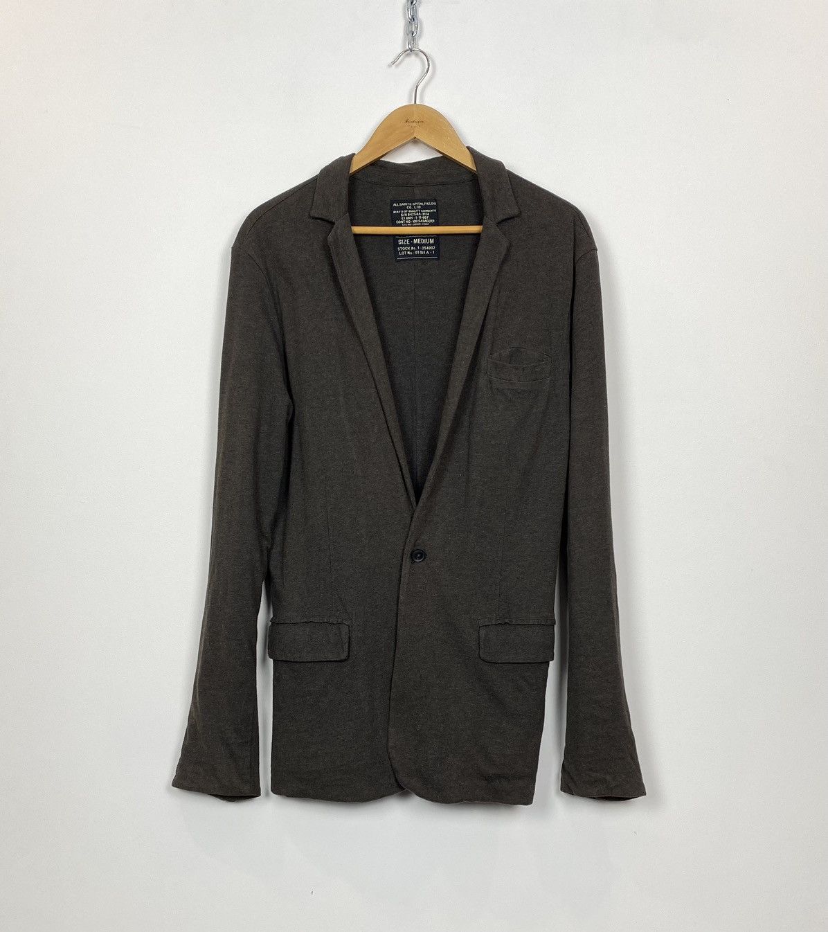 Allsaints AllSaints Long Sleeve Lexington Blazer Jacket Men’s Medium Size 40L - 1 Thumbnail