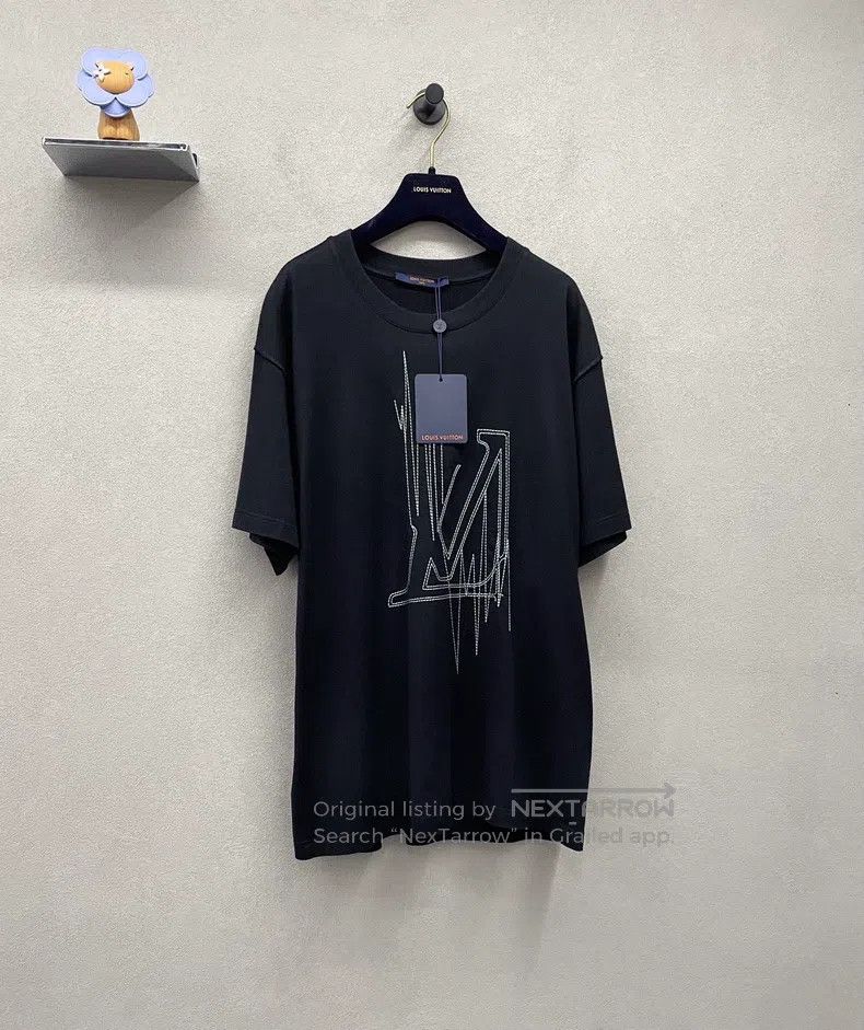 Louis Vuitton Louis Vuitton Black short sleeve T-shirt Size US L / EU 52-54 / 3 - 3 Thumbnail
