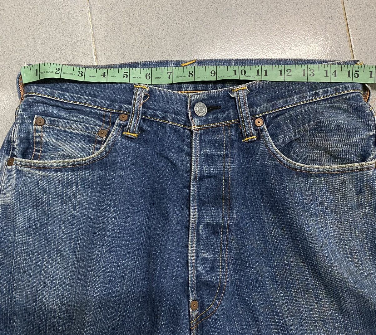 offer Vintage Evisu Distress Denim Jeans