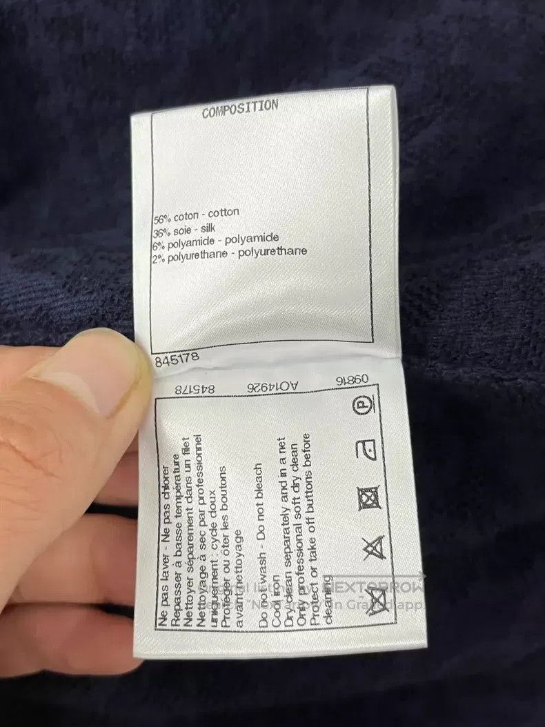 Chanel Chanel Blue relief camelia skirt Size 25" / US 0 / IT 36 - 6 Thumbnail