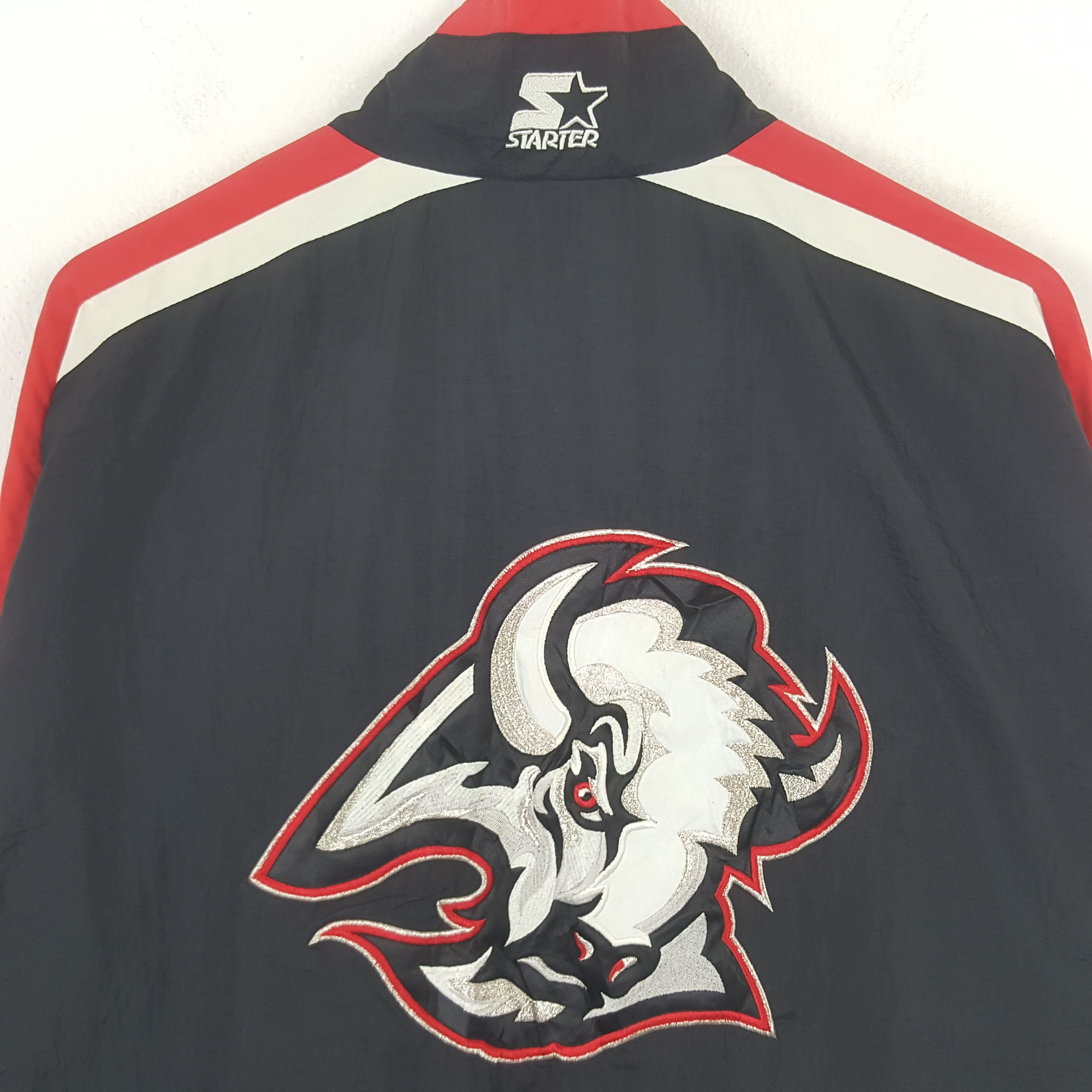 NFL × Starter × Vintage Vintage Sabres Starter Football Team Jacket C282N15 Size US XXL / EU 58 / 5 - 2 Thumbnail