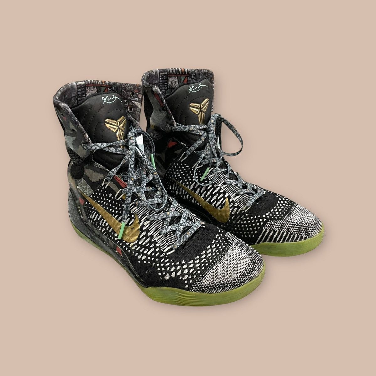 Nike 2014 Nike Kobe 9 Elite 'NOLA Gumbo League - Maestro' Size US 8.5 / EU 41-42 - 6 Thumbnail