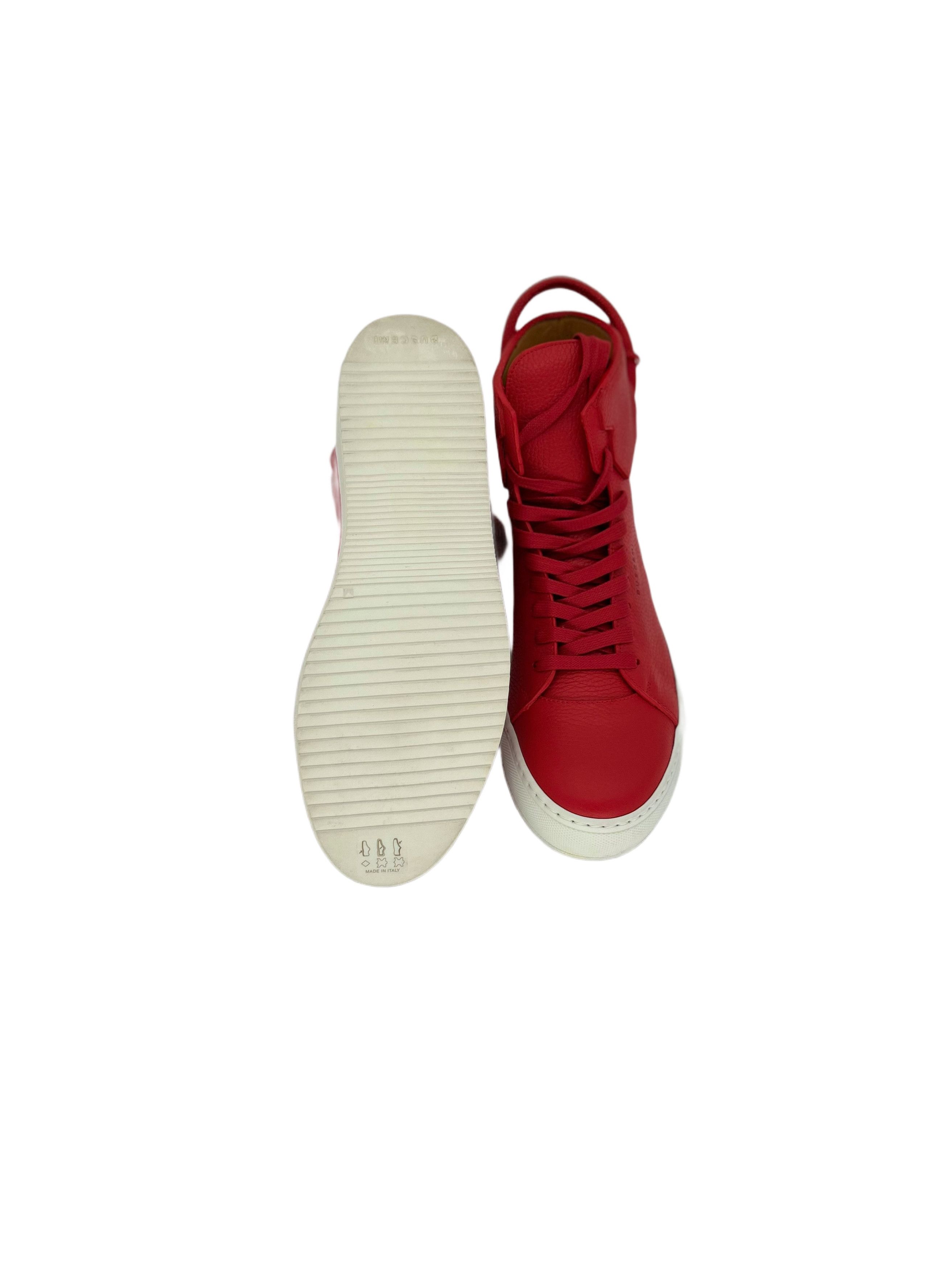 Buscemi Buscemi 125mm Hi Top Trainers Size US 11 / EU 44 - 6 Thumbnail