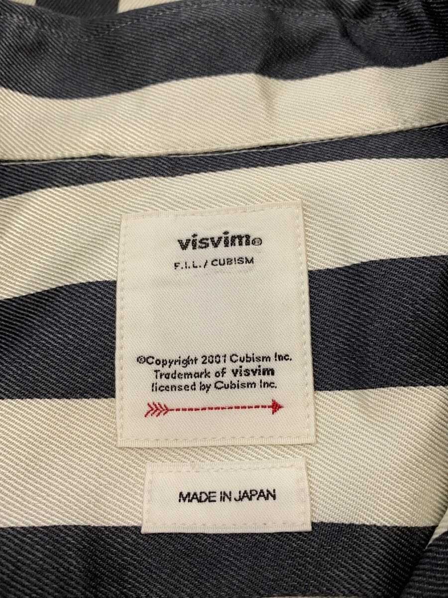 Visvim White Cotton Stripe Short Sleeve Shirt Size US M / EU 48-50 / 2 - 3 Thumbnail