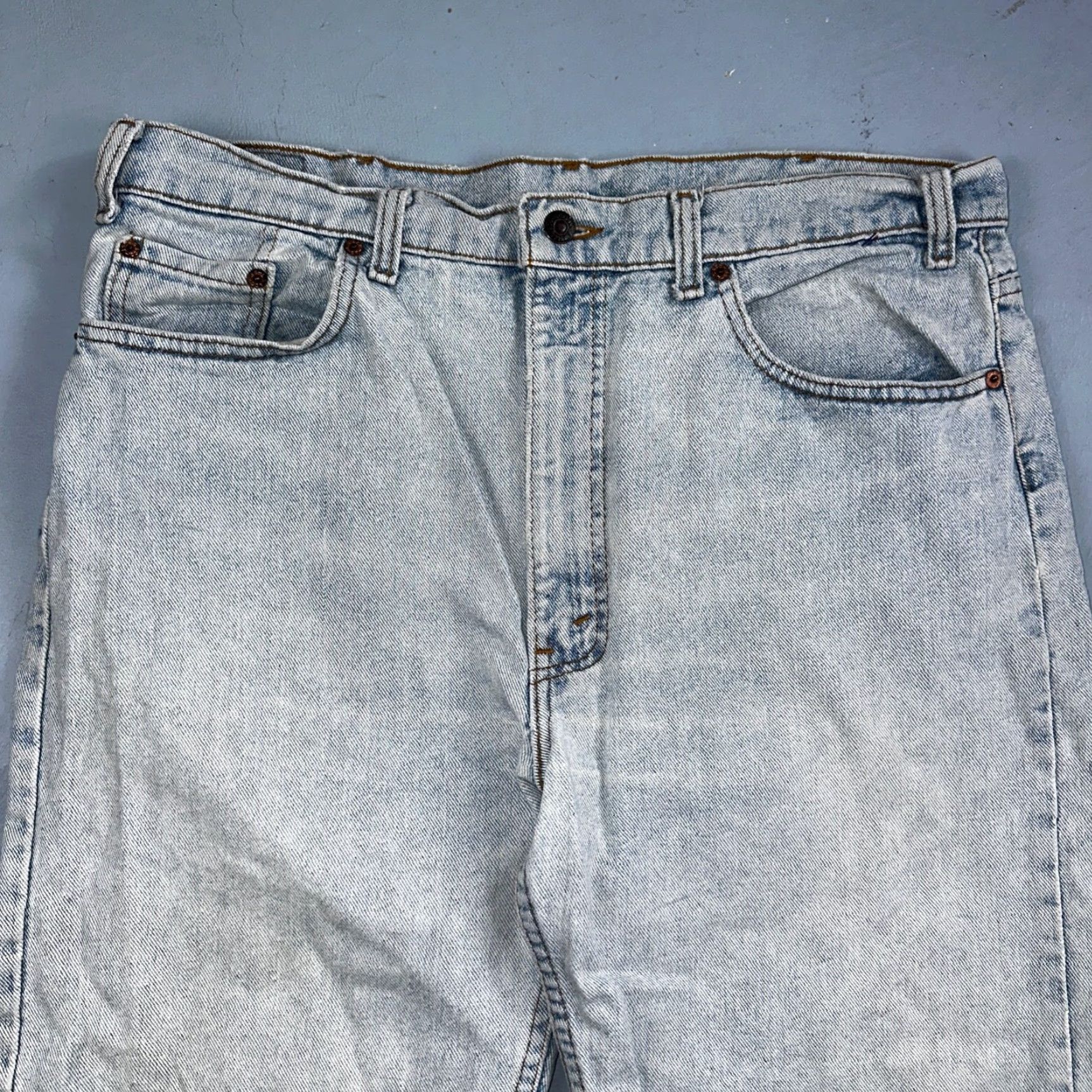 Levi's Levi's 501 Jeans | 505 Vintage 90s USA Blue Light Wash Denim Cotton Mid Rise Straight Regular 38x30 501 Series Mens Jeans Size US 38 / EU 54 - 2 Thumbnail