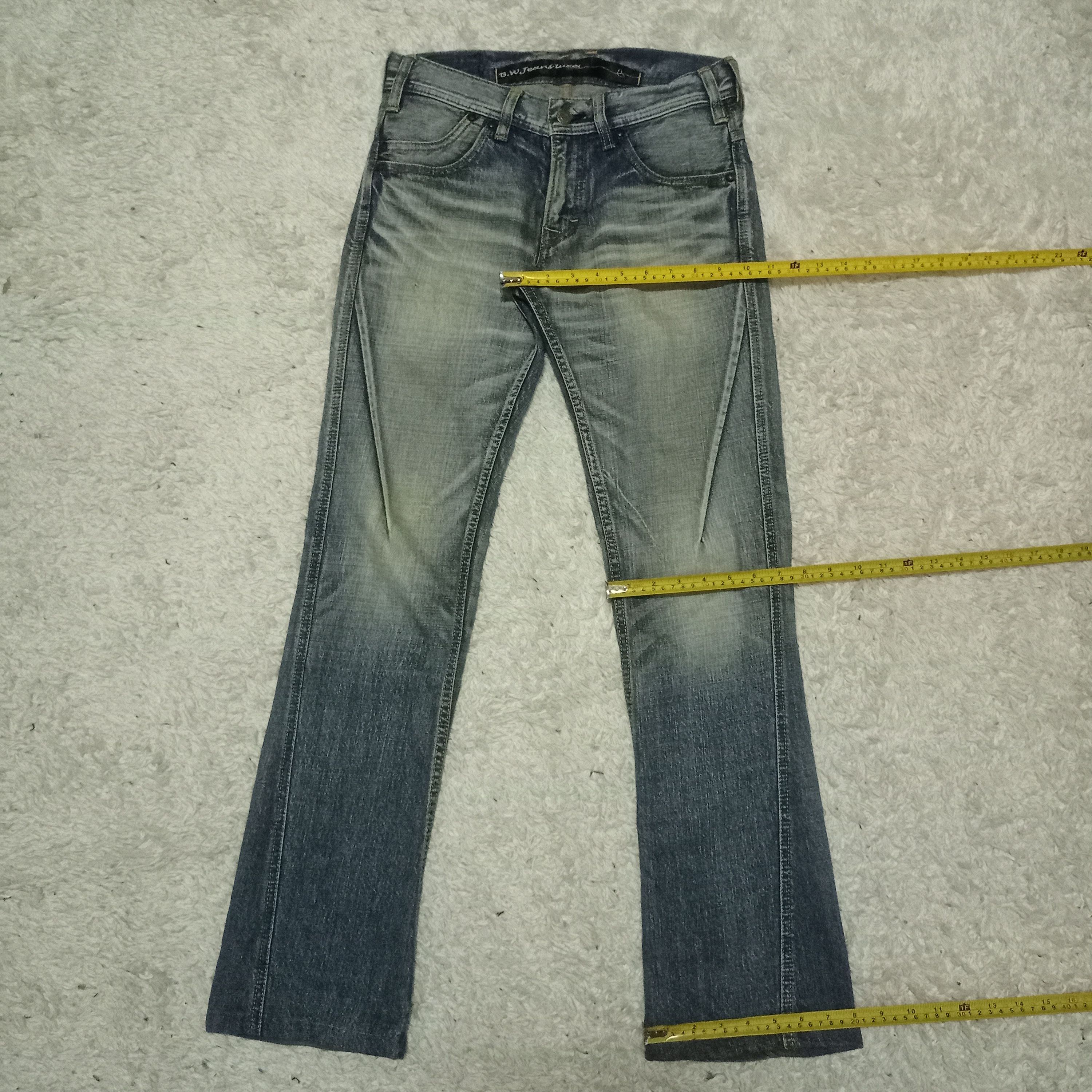 Japanese Brand Vintage Japanese BLUE WAY Distressed Flare Jeans Size US 30 / EU 46 - 10 Thumbnail