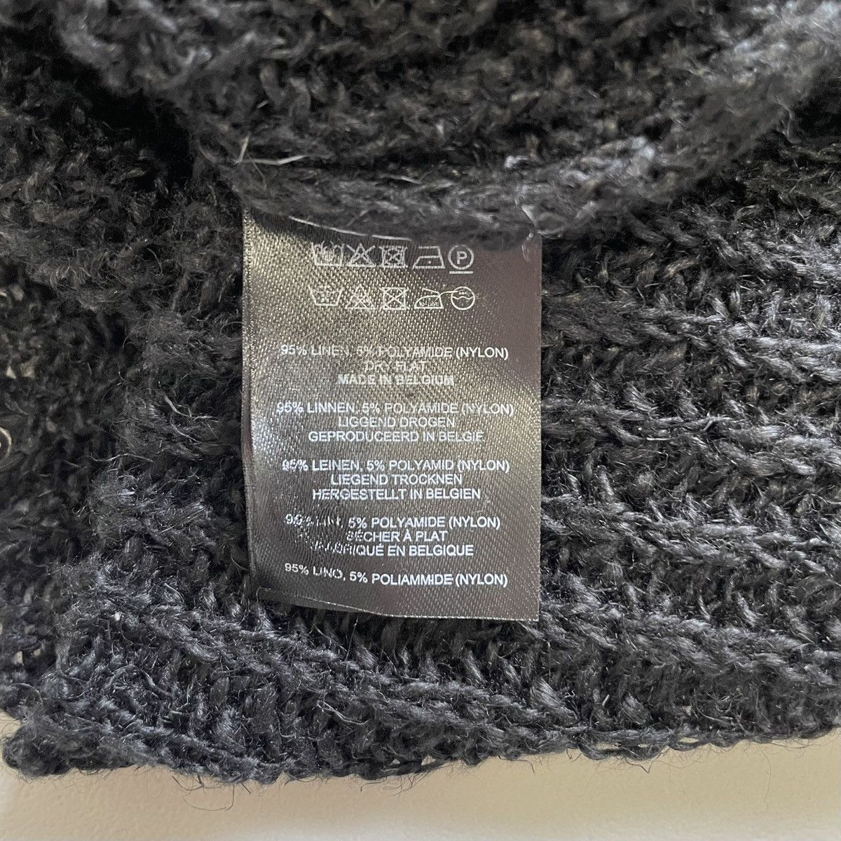 Dries Van Noten ‘Milla’ Black Cobweb Weave Sweater Size US M / EU 48-50 / 2 - 11 Thumbnail