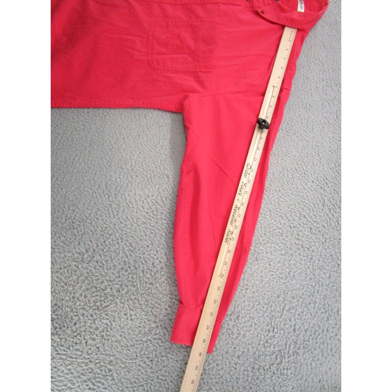 Bugle Boy VTG Bugle Boy Button Up Shirt Mens Size L Red Coral Long Sleeve Casual Shirt Size US L / EU 52-54 / 3 - 7 Thumbnail