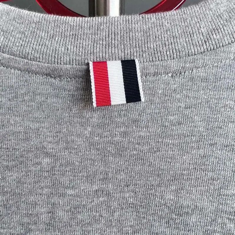 Thom Browne Thom Browne Gray Cotton Men's T-Shirt . Size US M / EU 48-50 / 2 - 6 Thumbnail