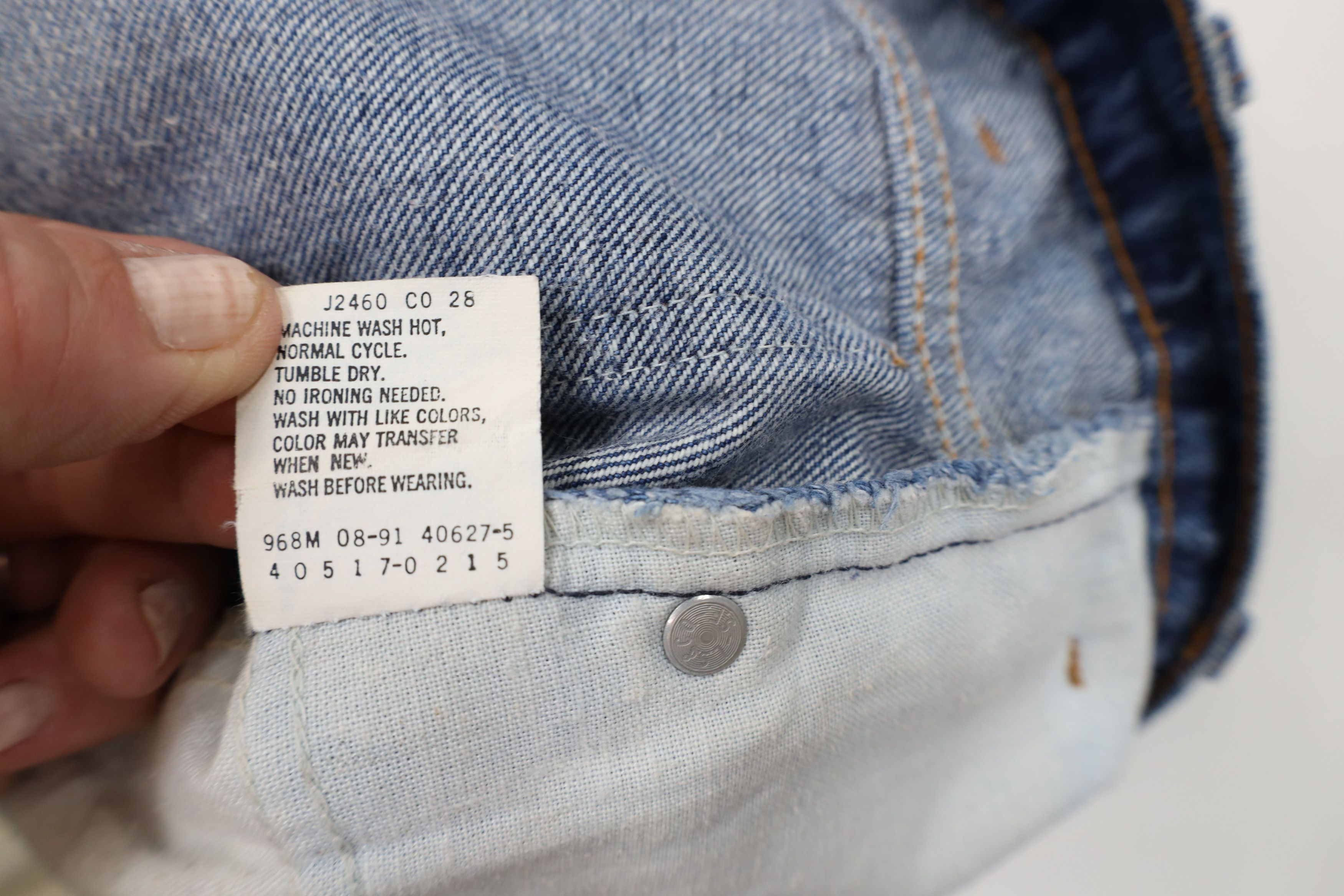 Levi's Vintage 90s Levis 517 Orange Tab Wide Leg Bootcut Jeans USA Size US 34 / EU 50 - 10 Thumbnail