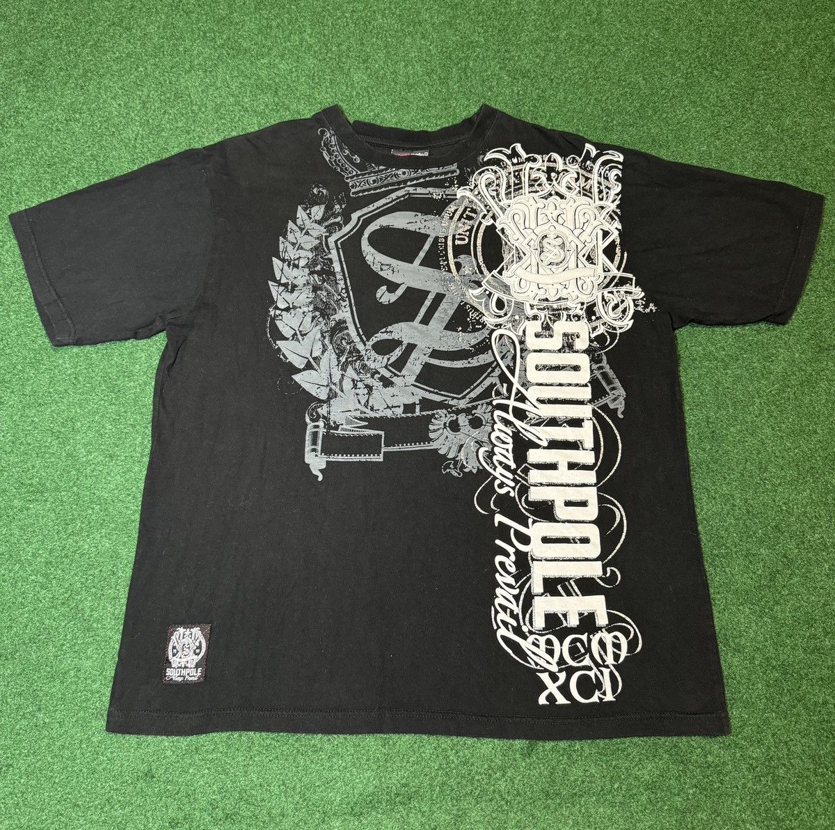 Southpole × Vintage Y2K Southpole Cyberpunk Pinkman HipHop Gothic Black T Shirt Size US XXL / EU 58 / 5 - 1 Thumbnail
