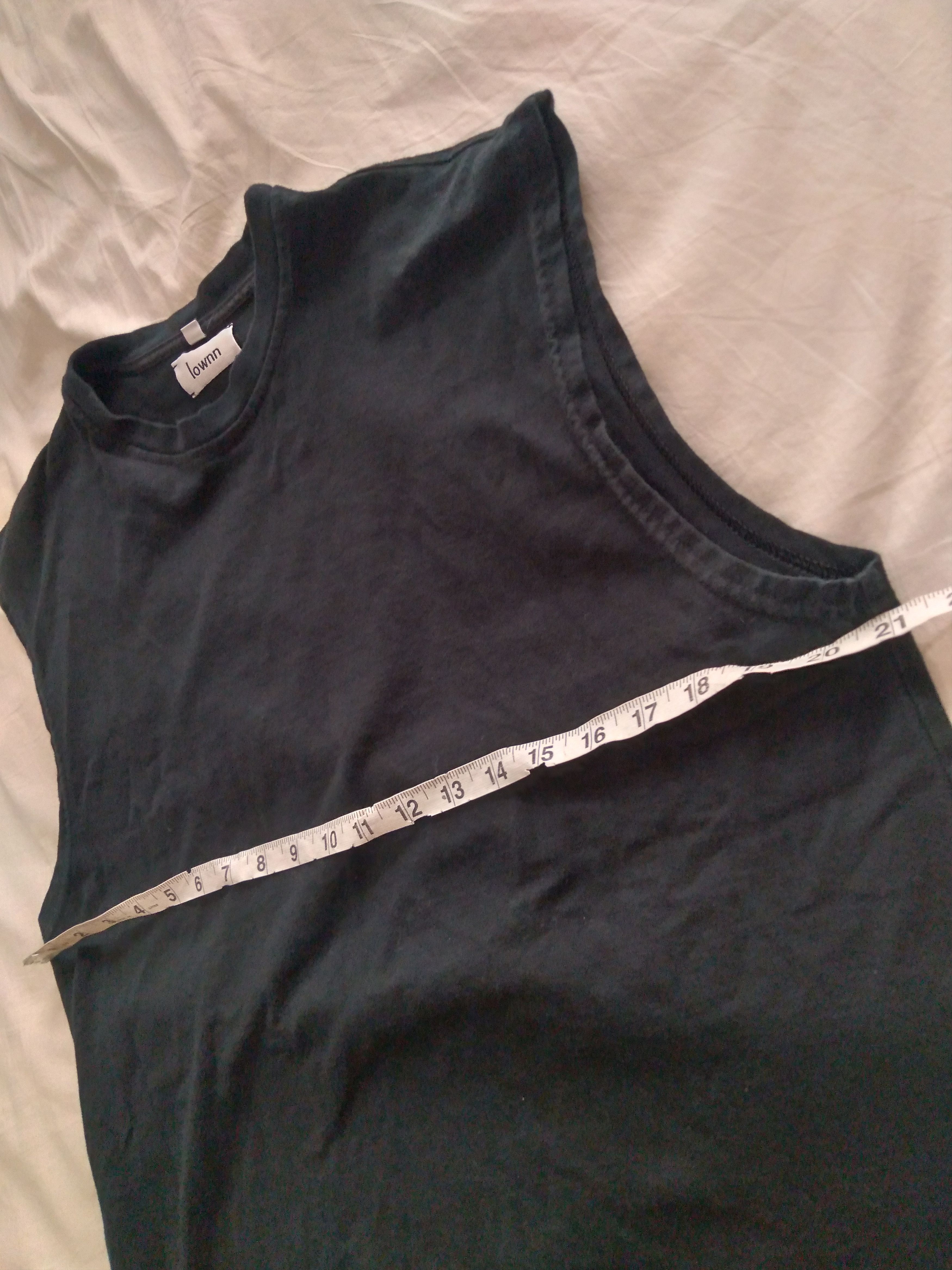 Lownn Sleeveless Tshirt Cotton Black Poland Size US S / EU 44-46 / 1 - 4 Thumbnail