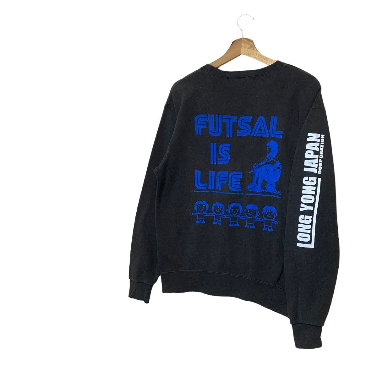 Japanese Brand × Vintage 1981 Long Yong Japan Big Logo Crewneck Sweatshirt Size US M / EU 48-50 / 2 - 3 Thumbnail