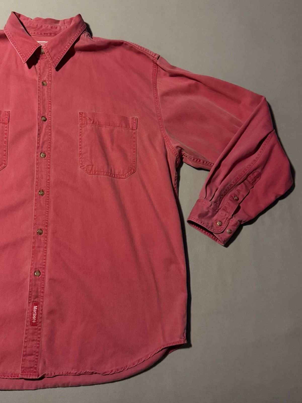 Marlboro Vintage Marlboro Adventure Team Button Up Long Sleeve Shirt Size US XL / EU 56 / 4 - 2 Thumbnail