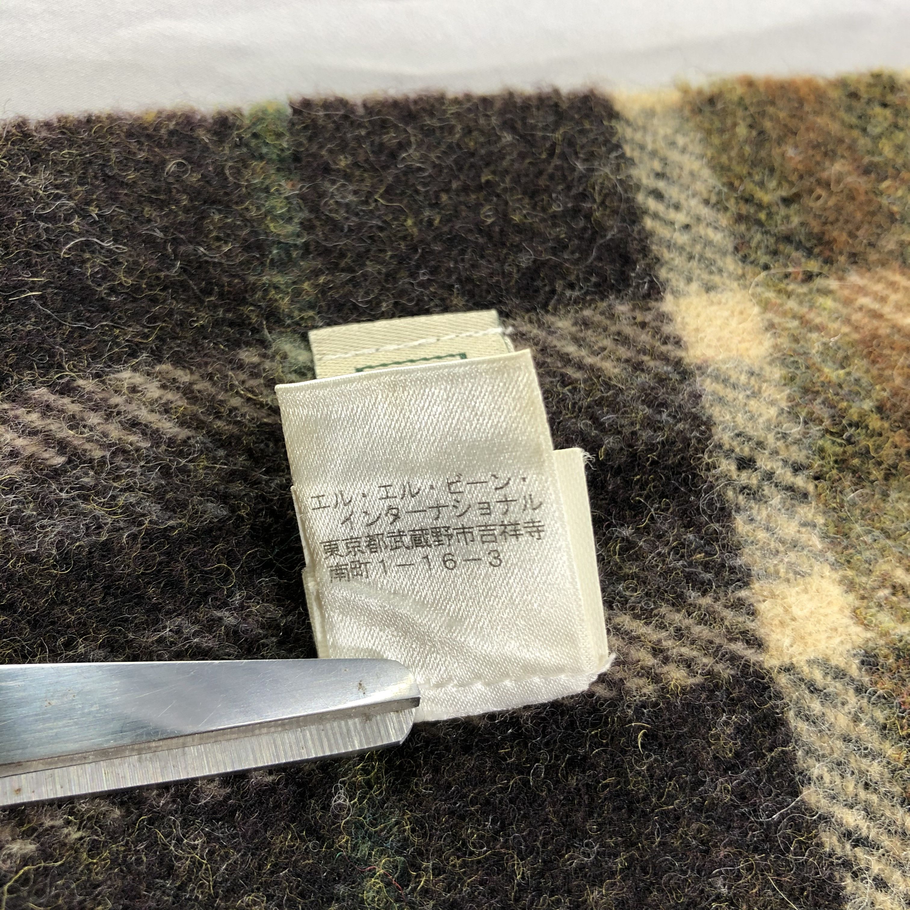 L.L. Bean L.L. Bean Tartan Wool Scarf Muffler Neckwear V2402 Size ONE SIZE - 6 Thumbnail
