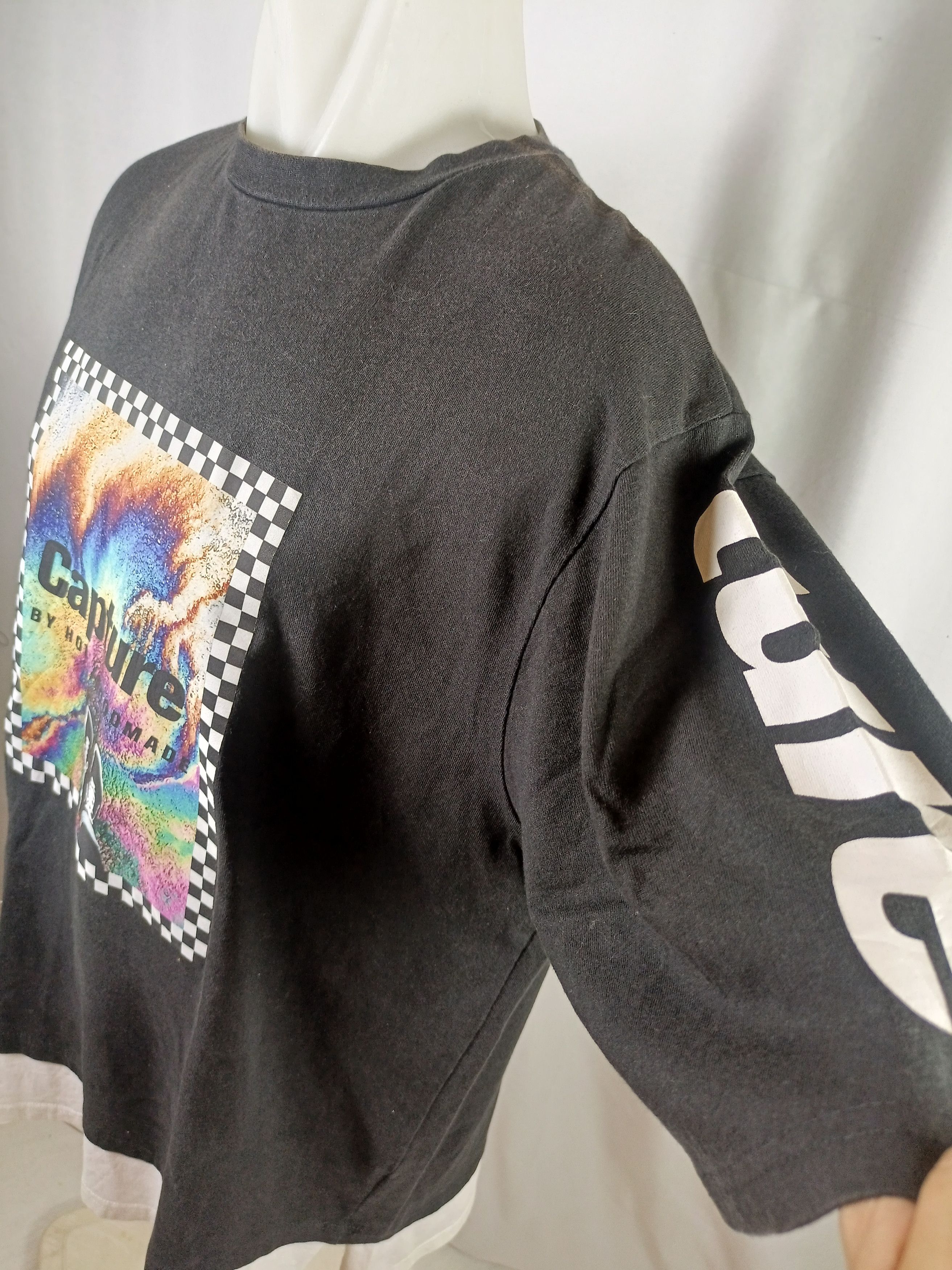 Japanese Brand CAPTURE BY HOLLYWOOD MADE Short Sleeve TShirt Size US L / EU 52-54 / 3 - 10 Thumbnail