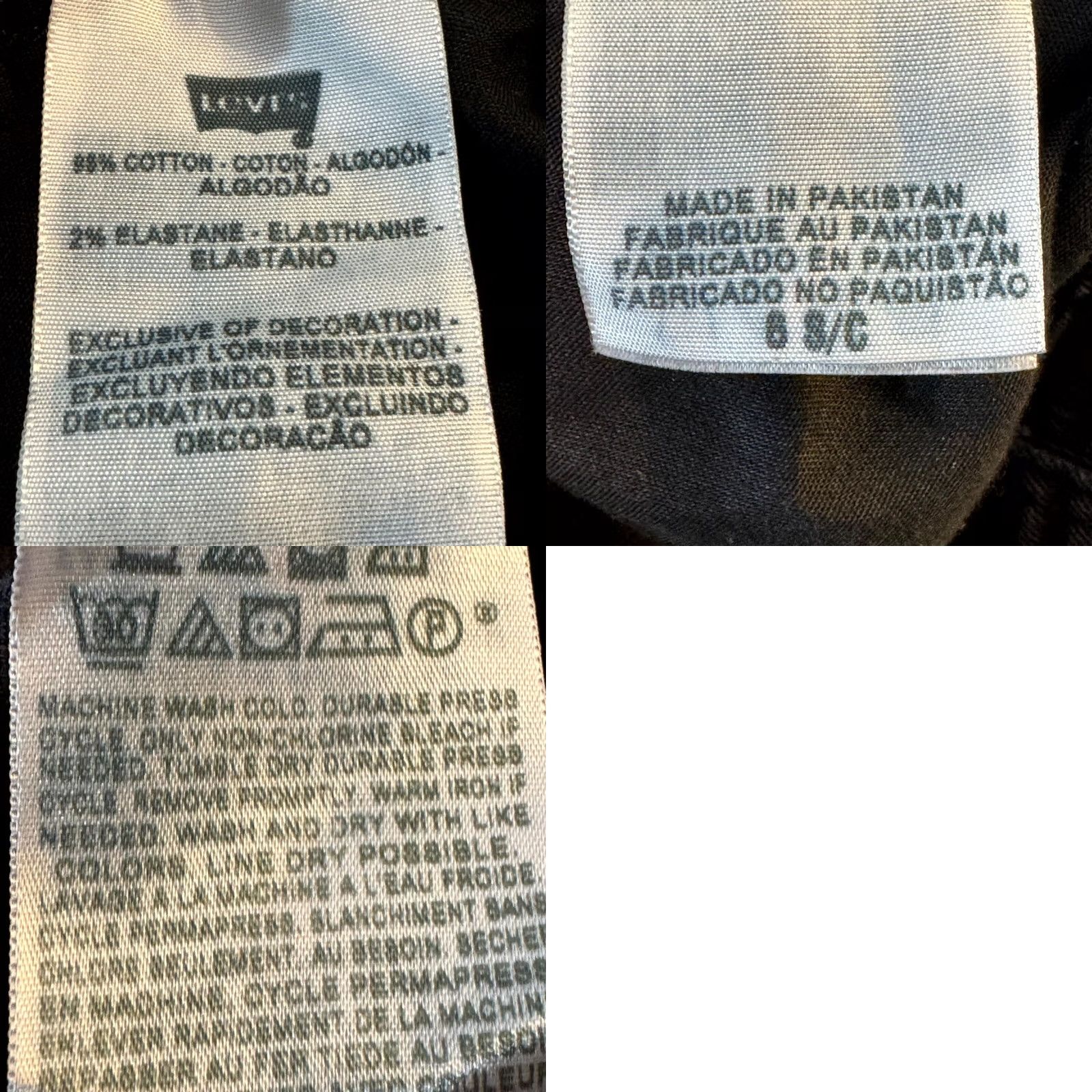 Levi's VINTAGE Levi’s 505 Womens Jeans Size 18 Black Denim Dark Wash Mid Rise Straight Leg Mens, Womens, Girls, Boys Size 40" / US 18 - 9 Thumbnail