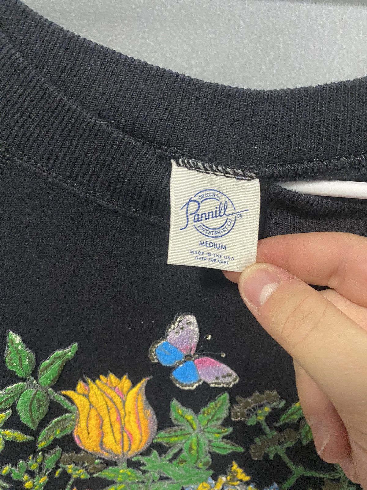 Vintage 1980’s Flower Garden Art Sweatshirt Size M / US 6-8 / IT 42-44 - 3 Thumbnail